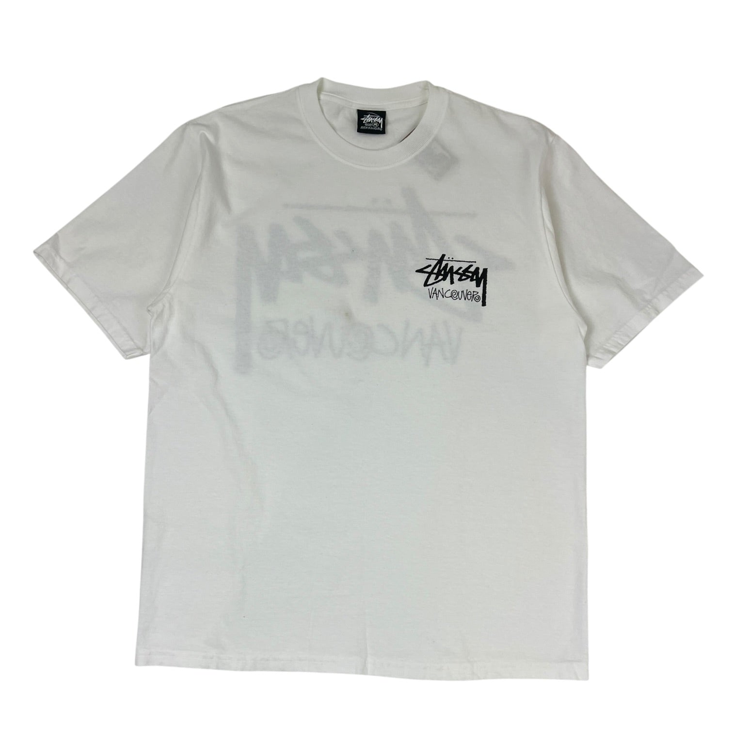 Stussy Stock Vancouver T-Shirt White