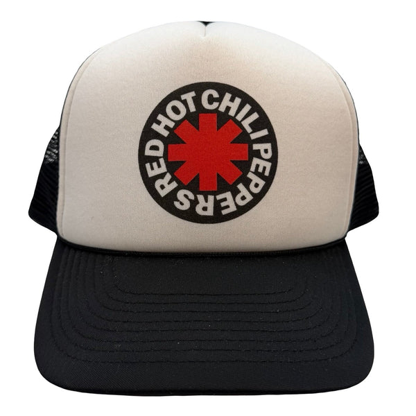 Vintage Red Hot Chilli Peppers Trucker Cap White/Black