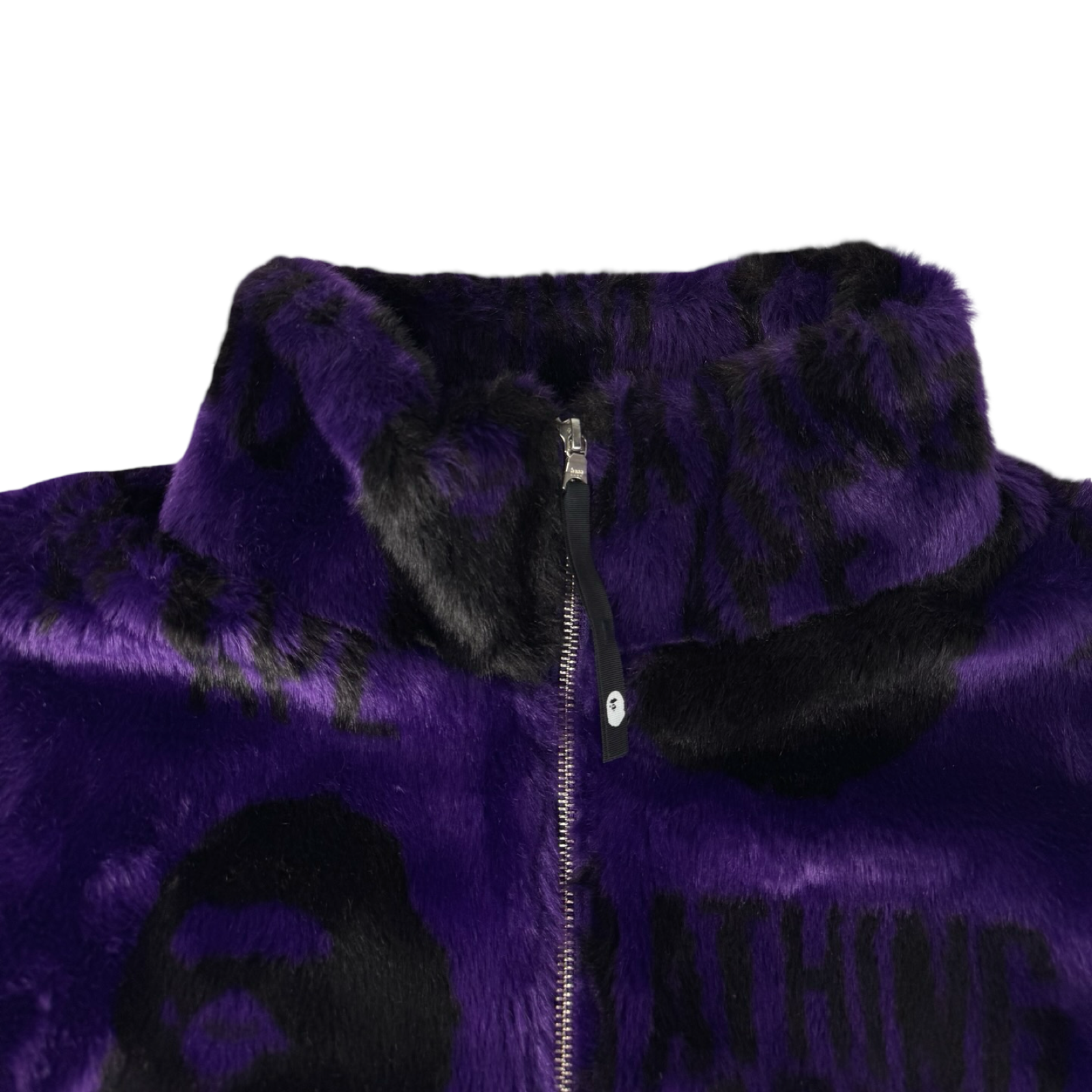 Bape B Boy Fur Jacket Purple