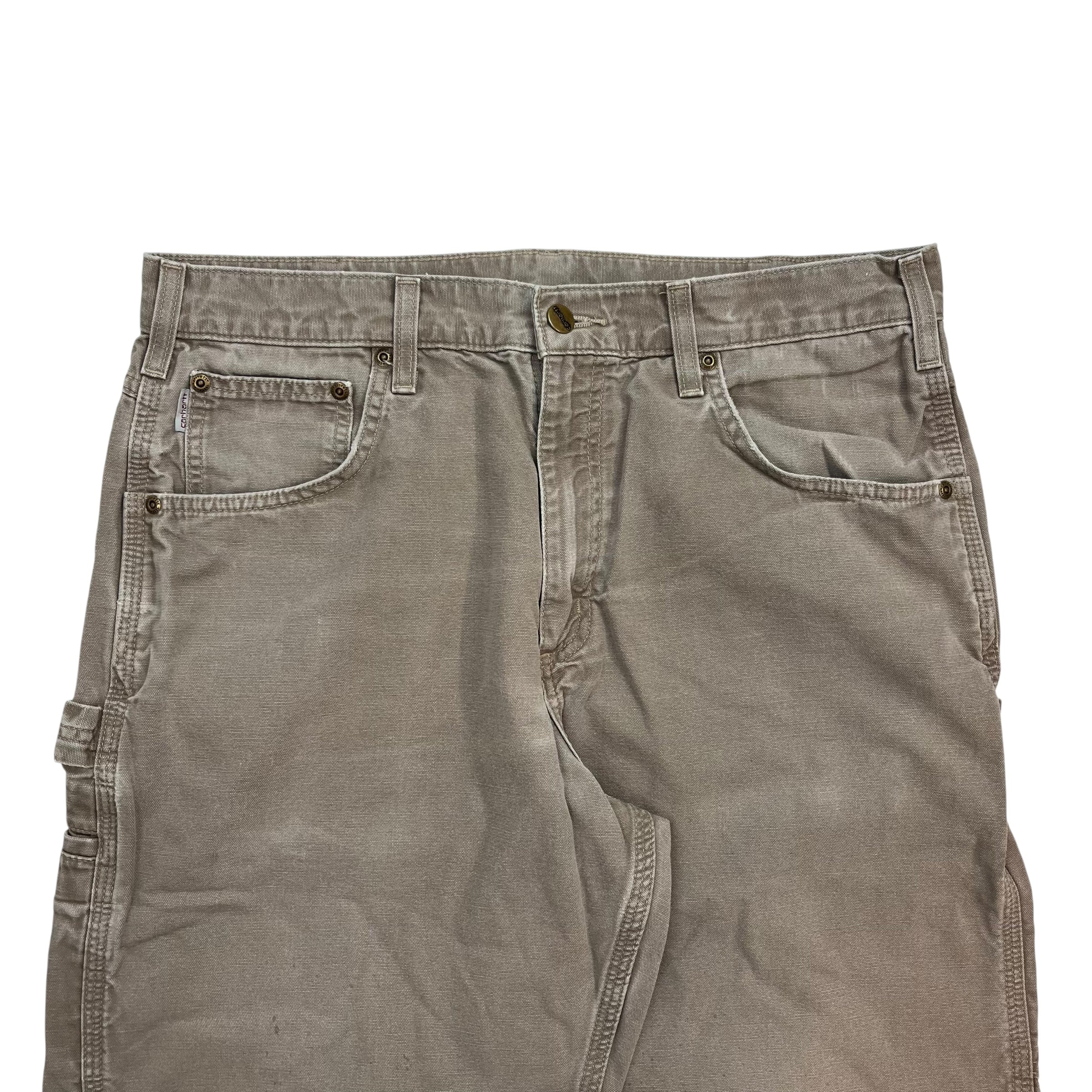 Vintage Carhartt Dungaree Pants Beige