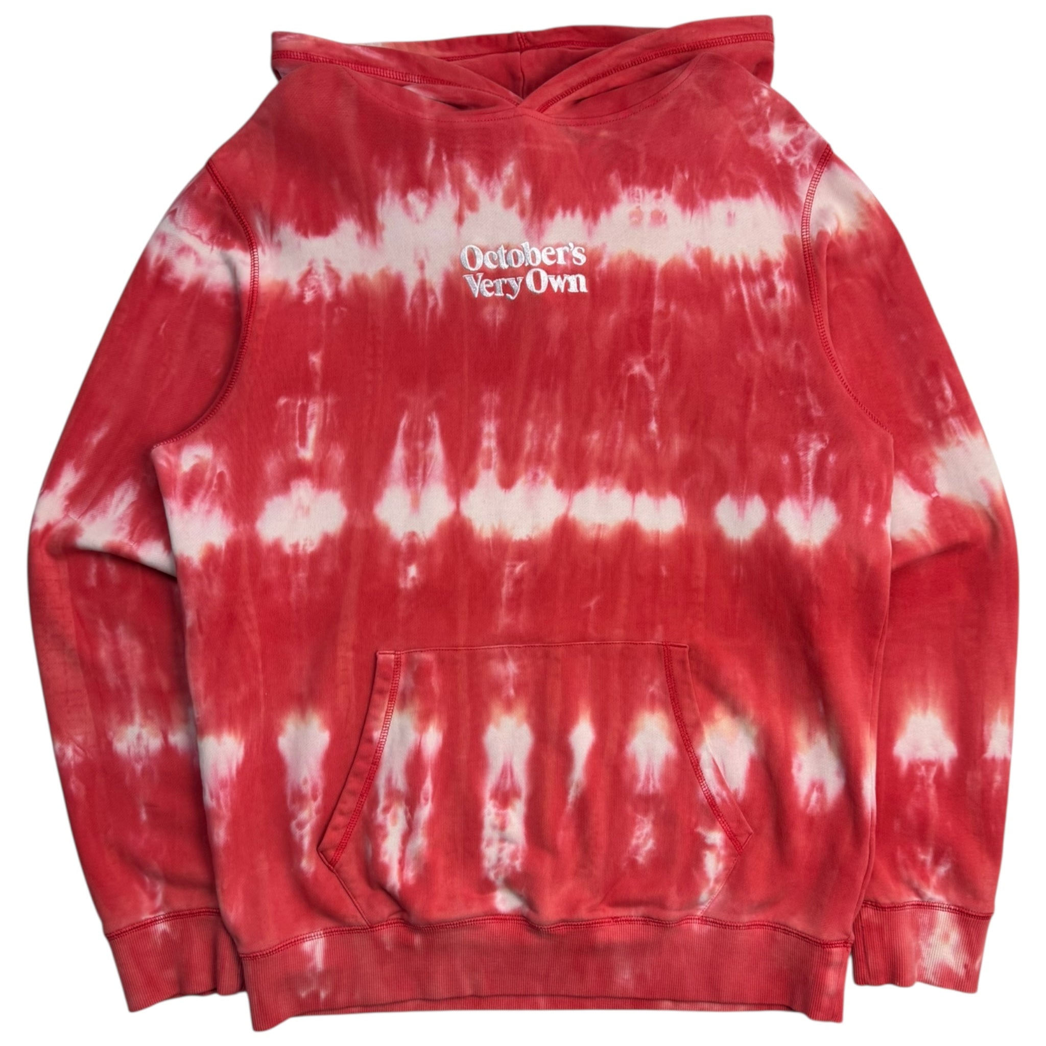 OVO Marble Tie Dye Hoodie Red