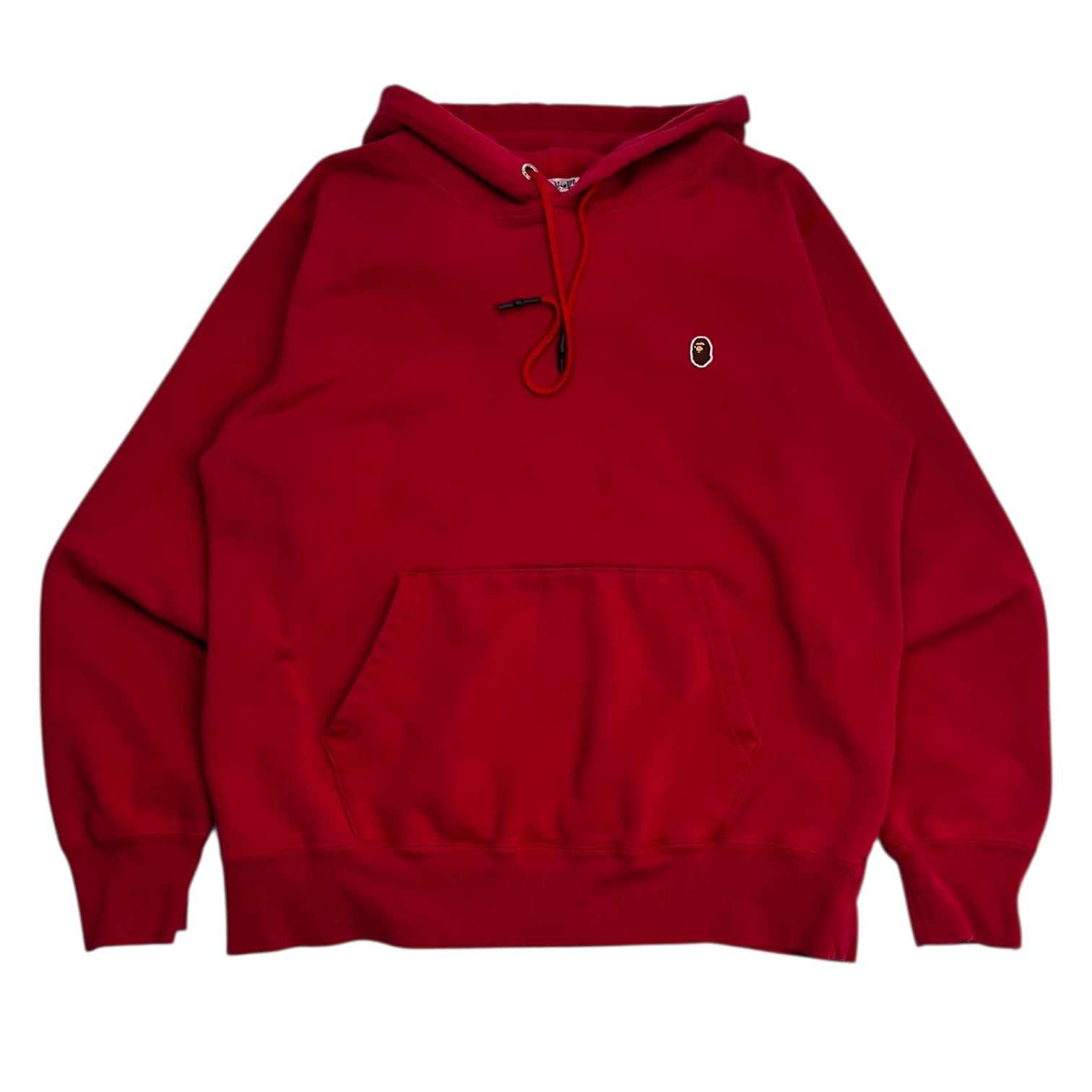 BAPE One Point Hoodie Red