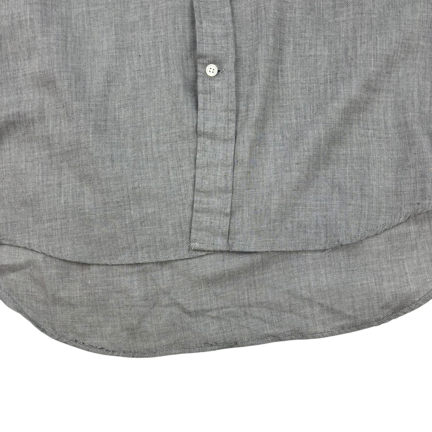 Christian Dior Chemise Button-Up Dress Shirt Grey