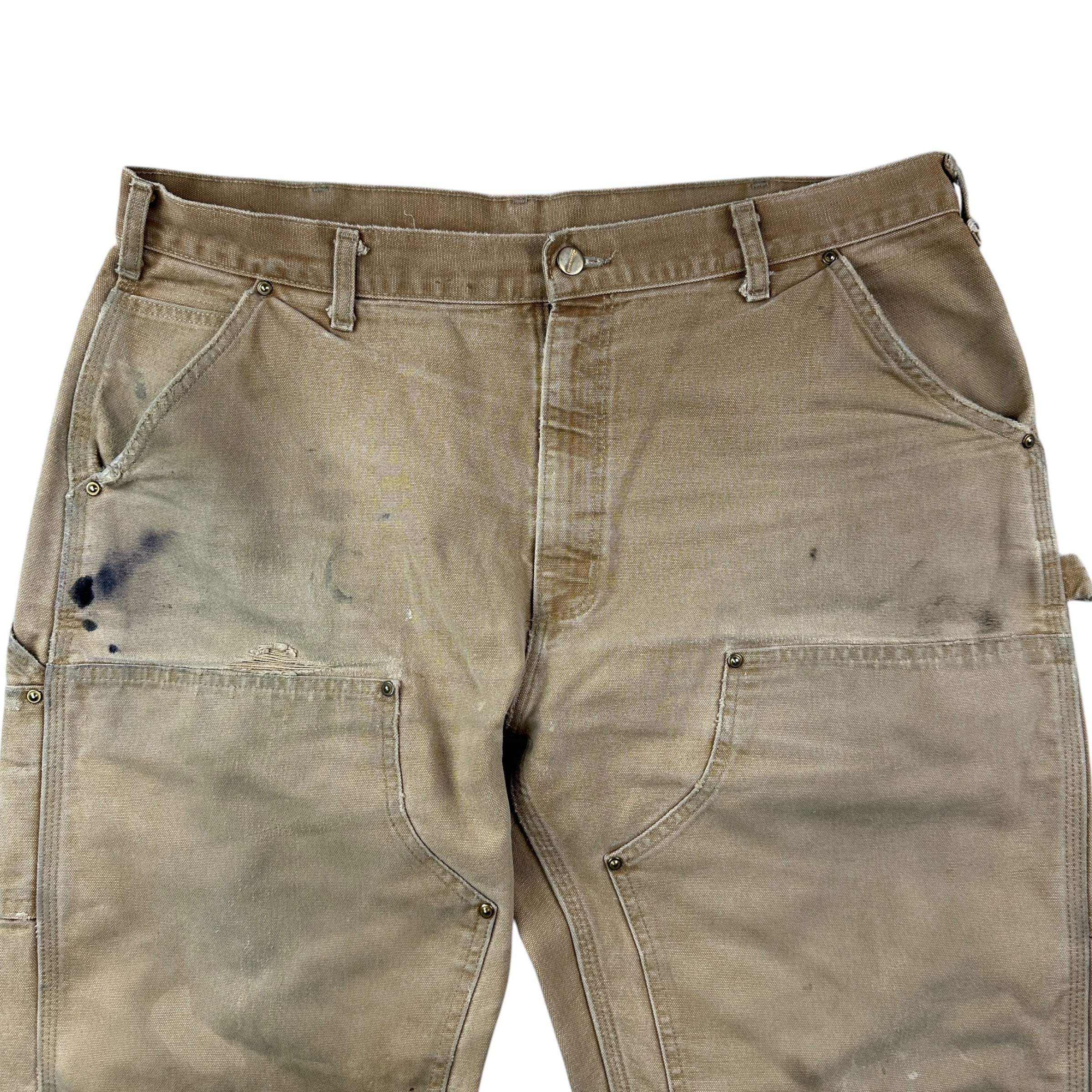 Vintage Carhartt Double Knees Pants Tan