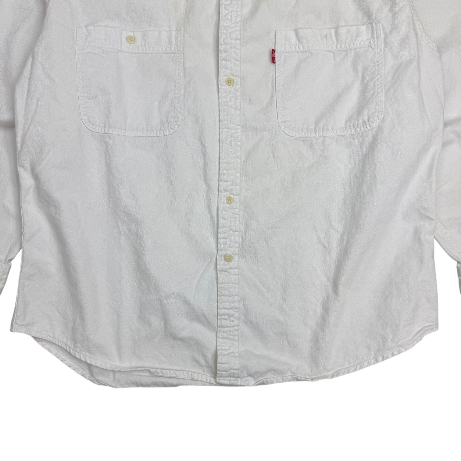 Vintage Levi’s Denim Button Up Shirt White