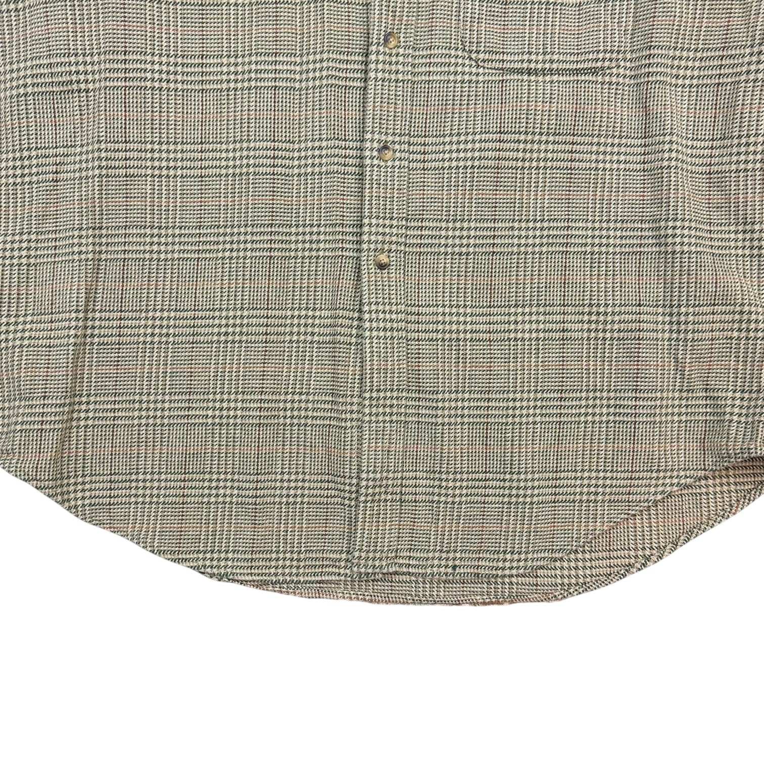 Vintage Nautica Flannel Button Up Shirt Yellow
