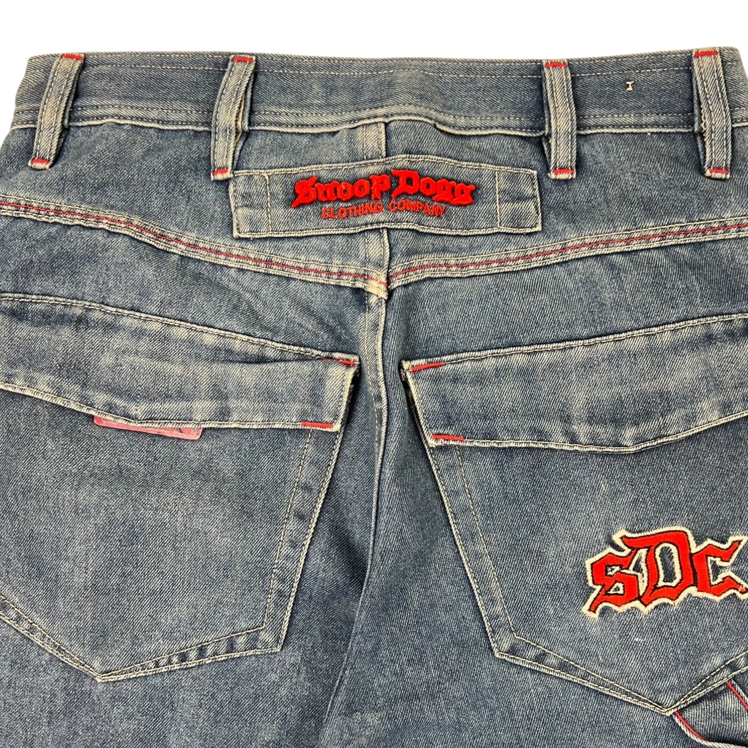 Vintage Y2K Snoop Dogg Co.  Baggy Denim Carpenter Pant Medium Wash