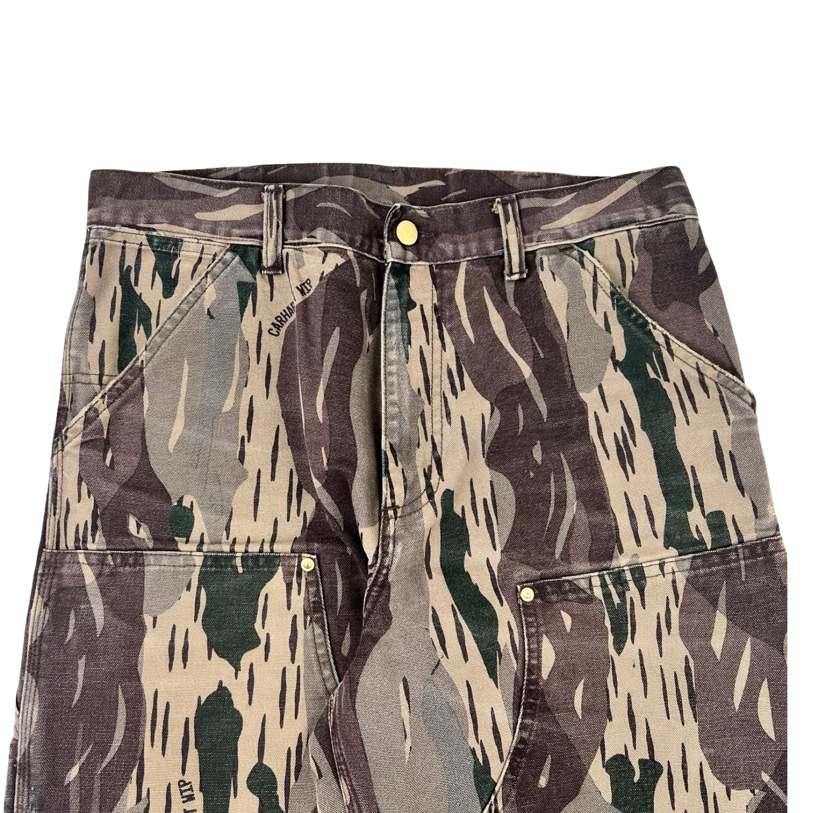 Carhartt WIP Double Knee Camo Unite Rinsed Pants