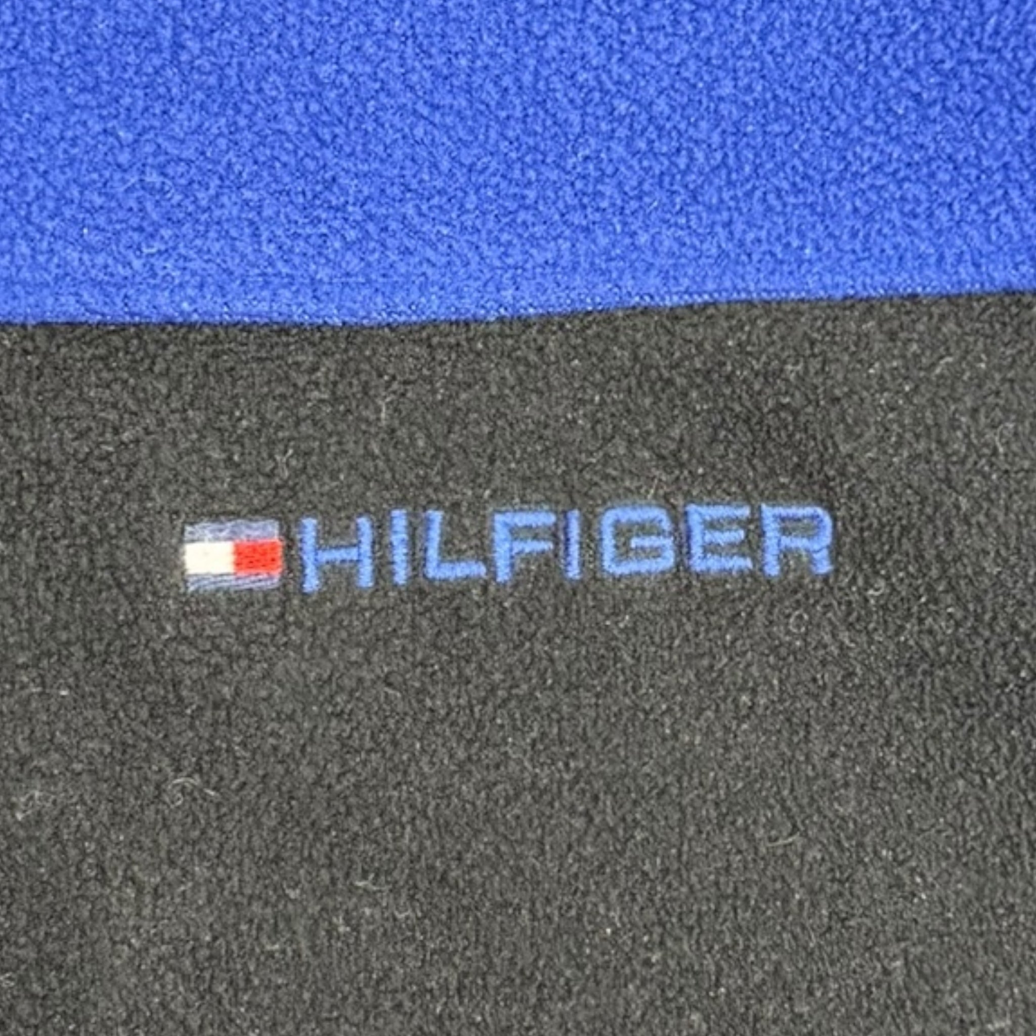 2005 Tommy Hilfiger Quarter Zip Fleece Black/Blue