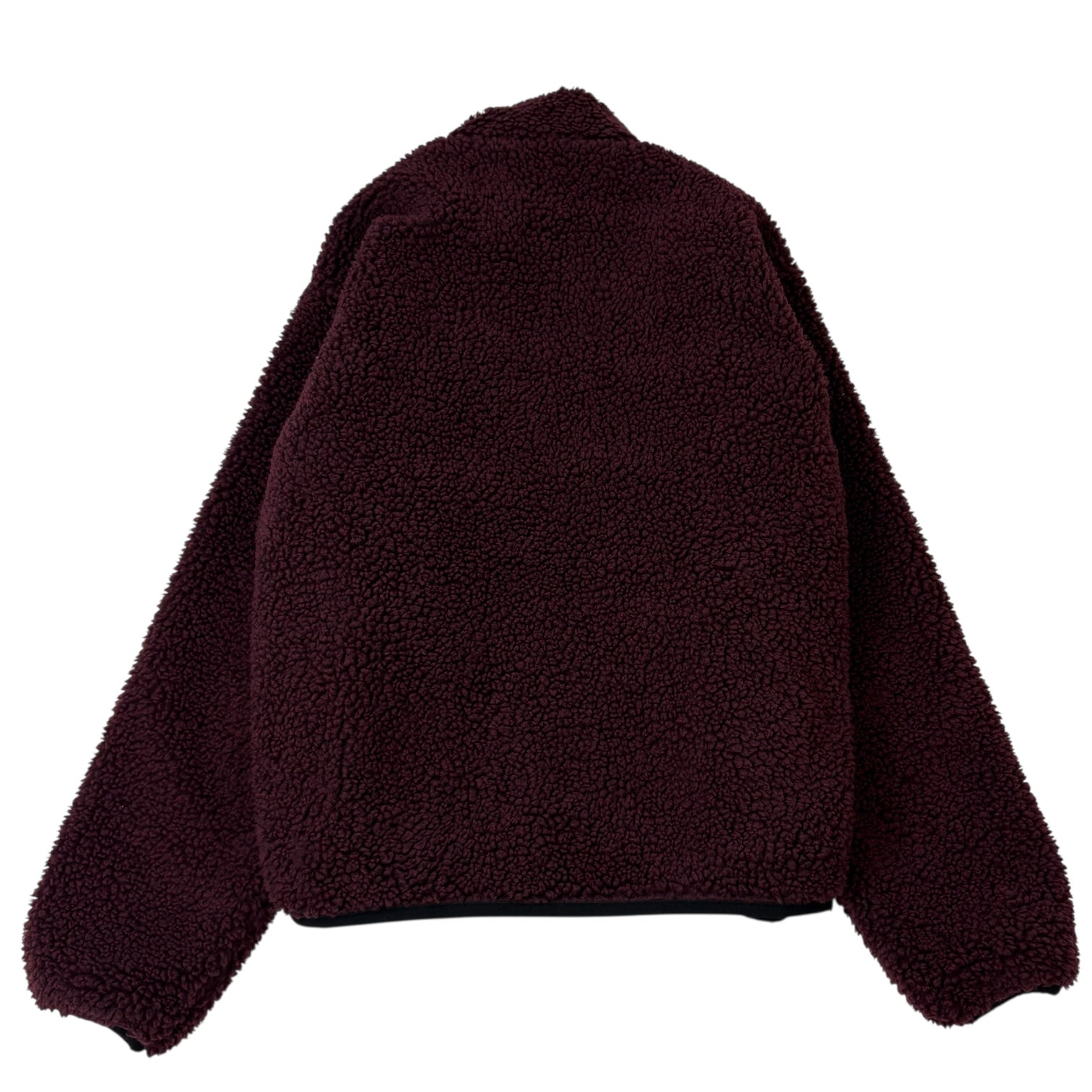 Stussy Sherpa Reversible Jacket Burgundy