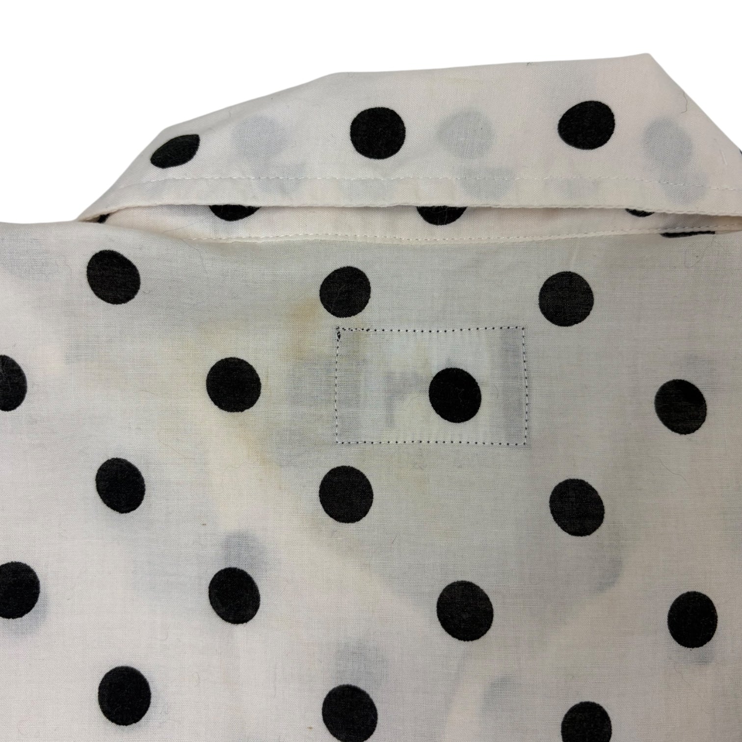 Stussy Polka Dot Button-Up T-Shirt White