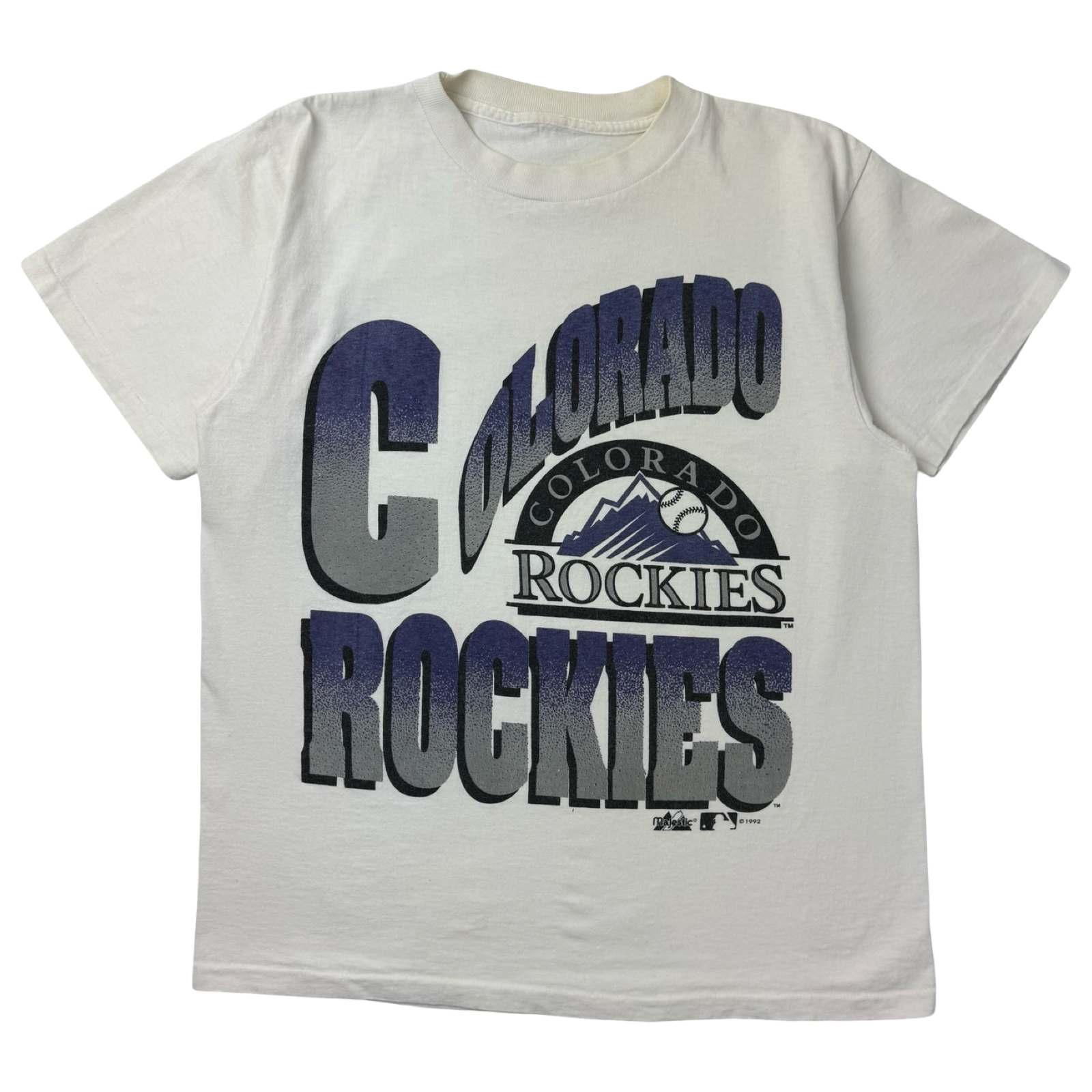 1992 Colorado Rockies MLB Majestic T-Shirt