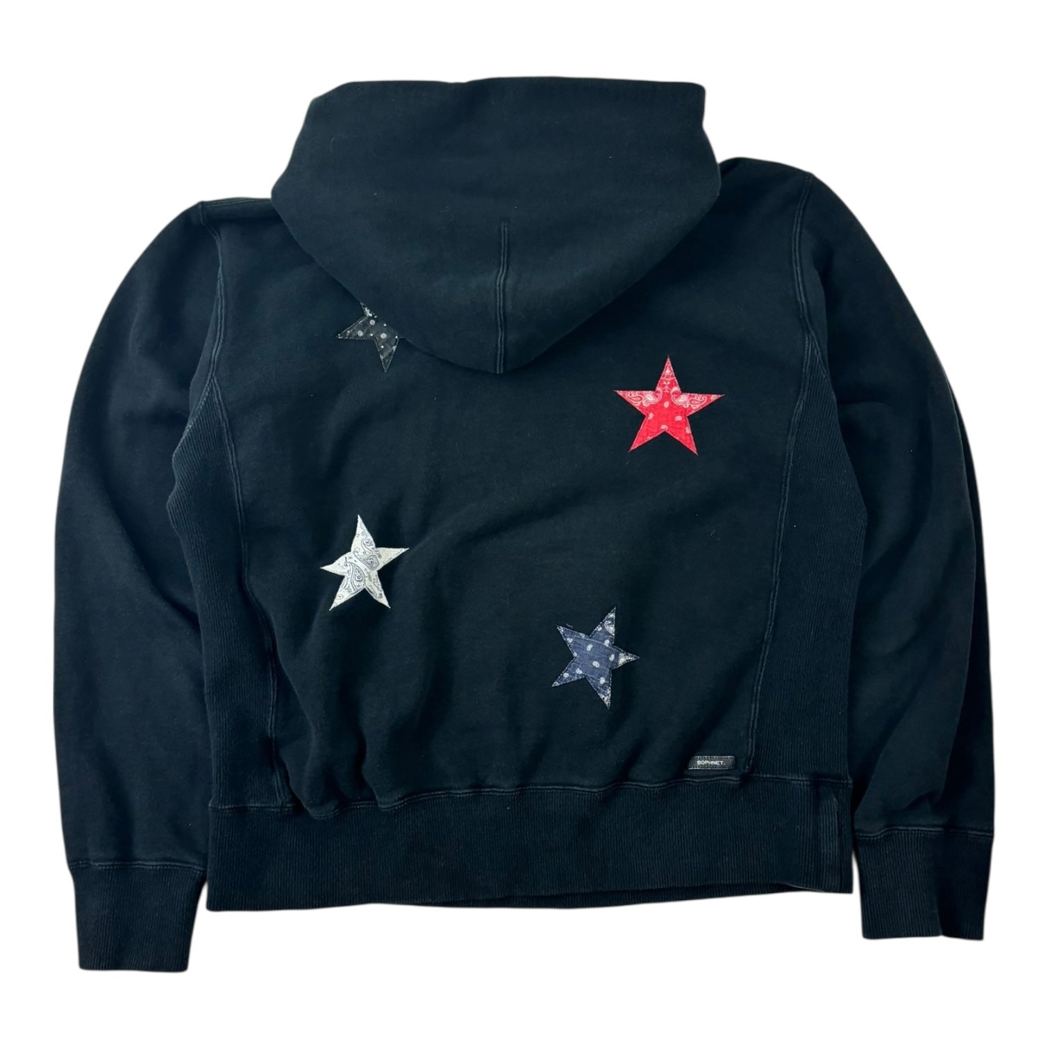 Sophnet Bandana Star Patch Hoodie Black