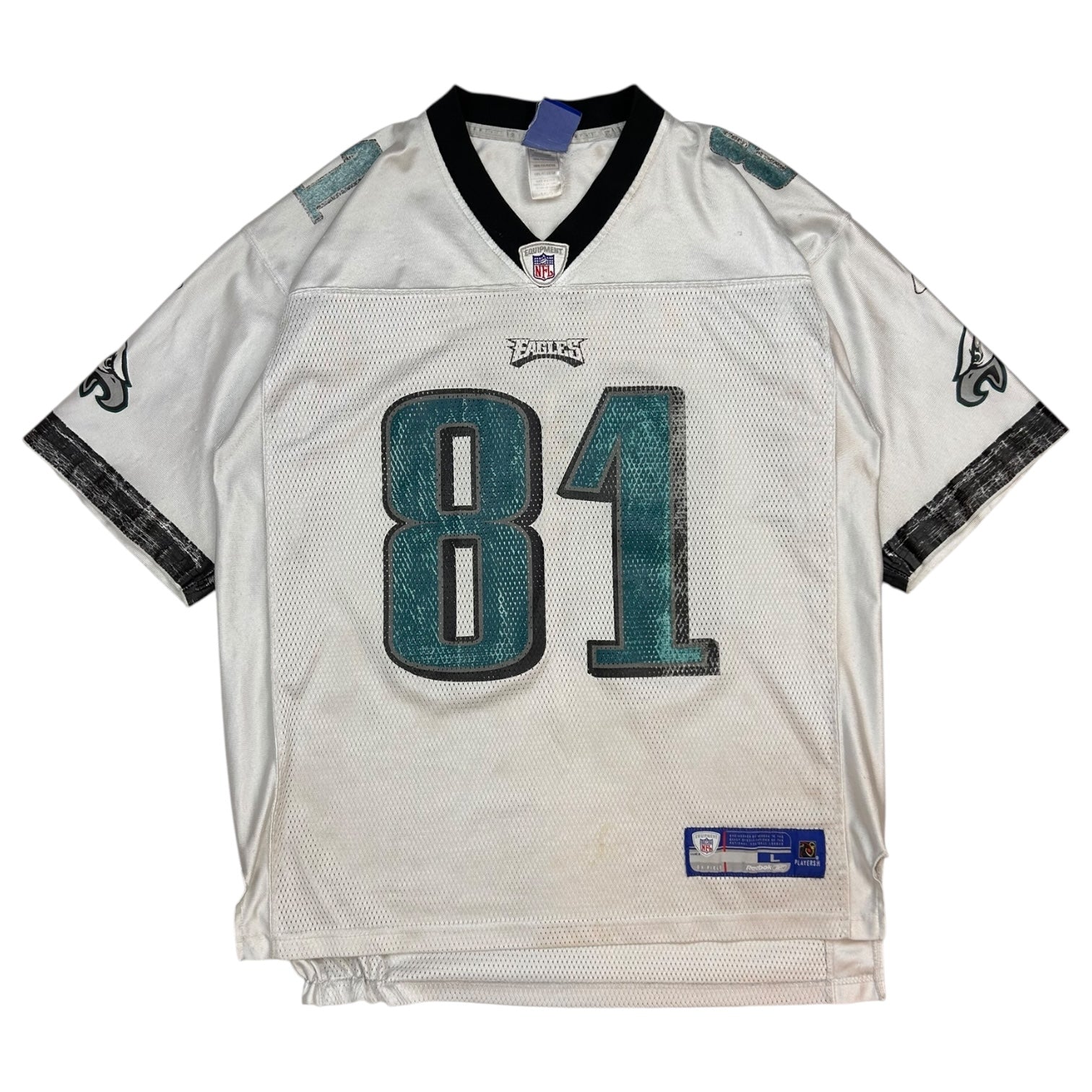 Vintage Reebok Philadelphia Eagles Owens Away Jersey White