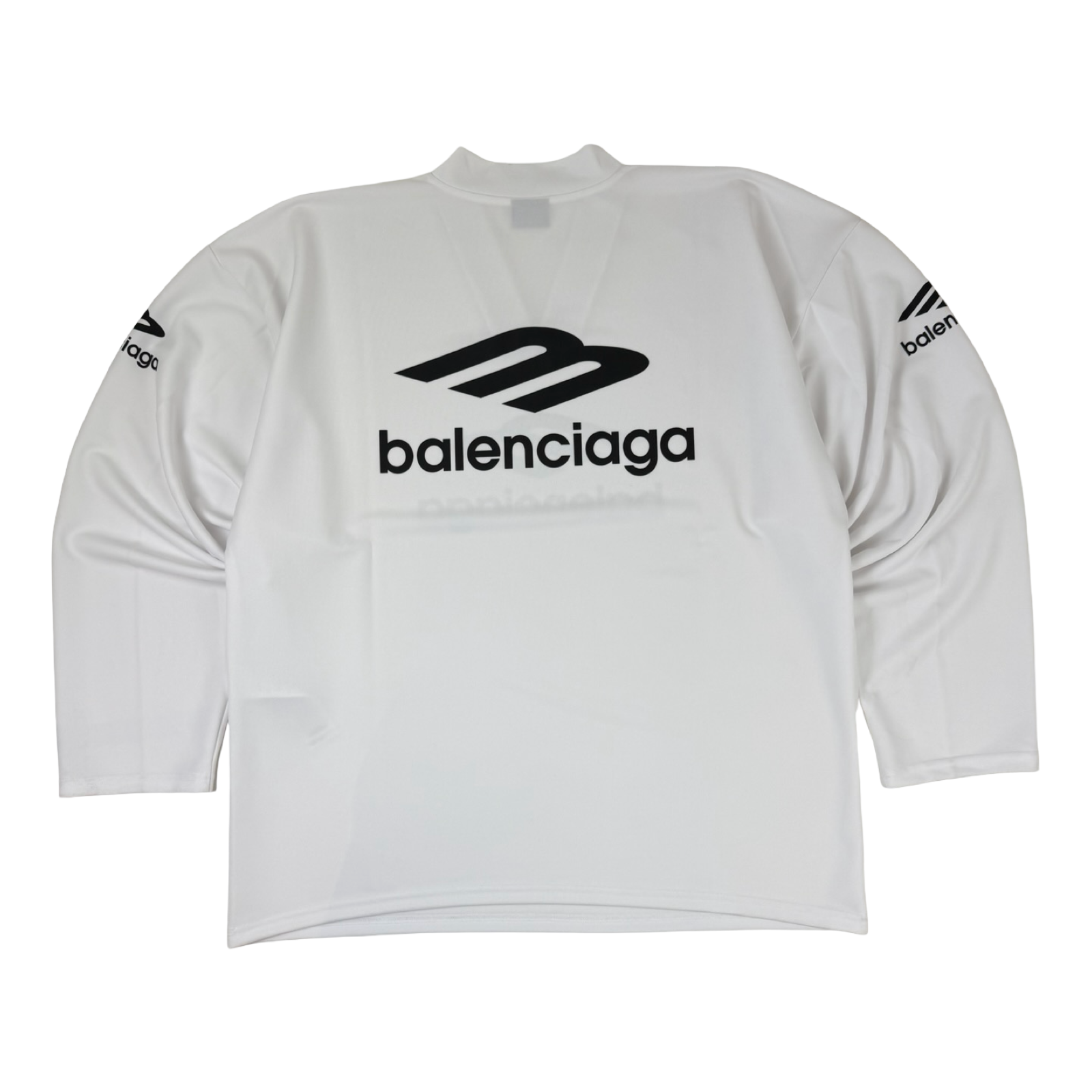 Balenciaga Skiwear 3B Sports Icon Long Sleeve Jersey White