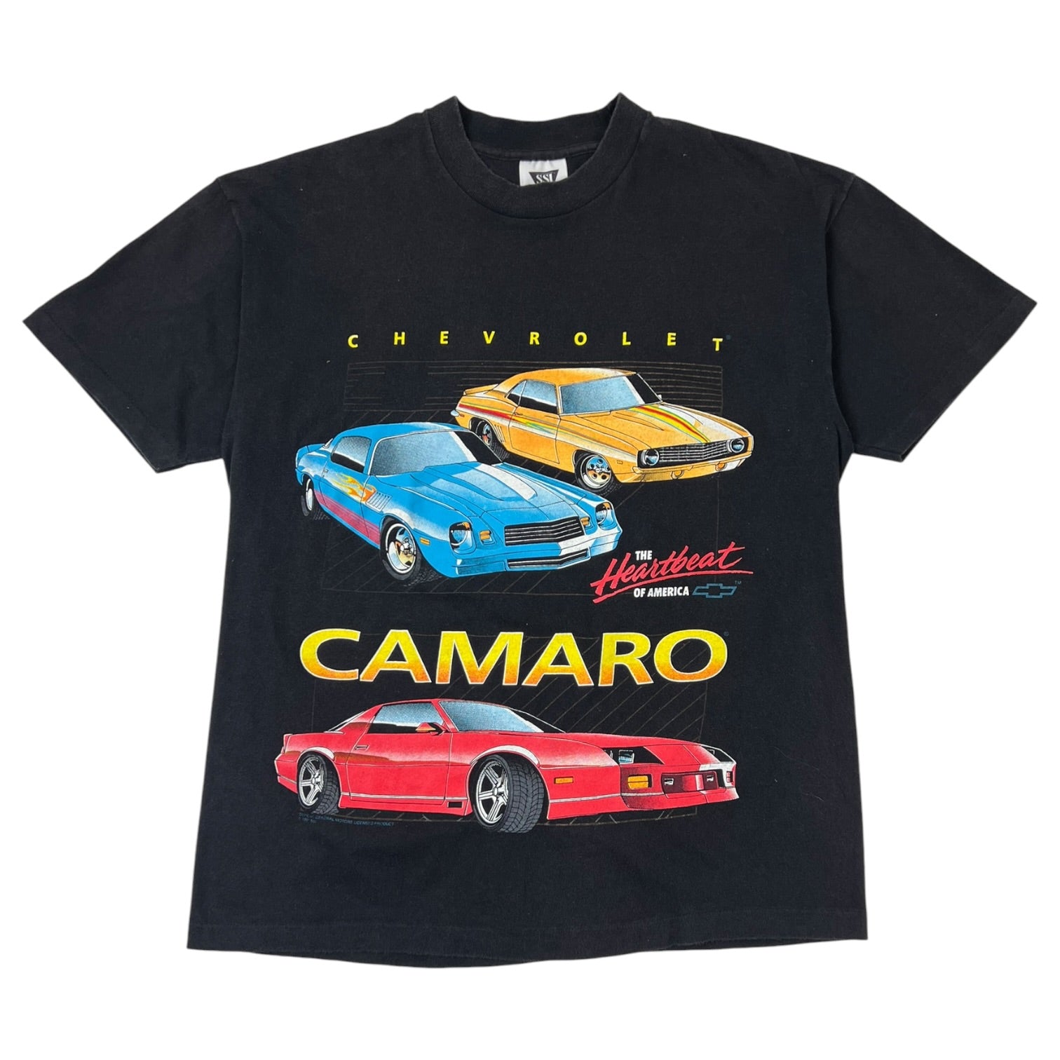 Vintage Chevrolet Camaro T-Shirt Black