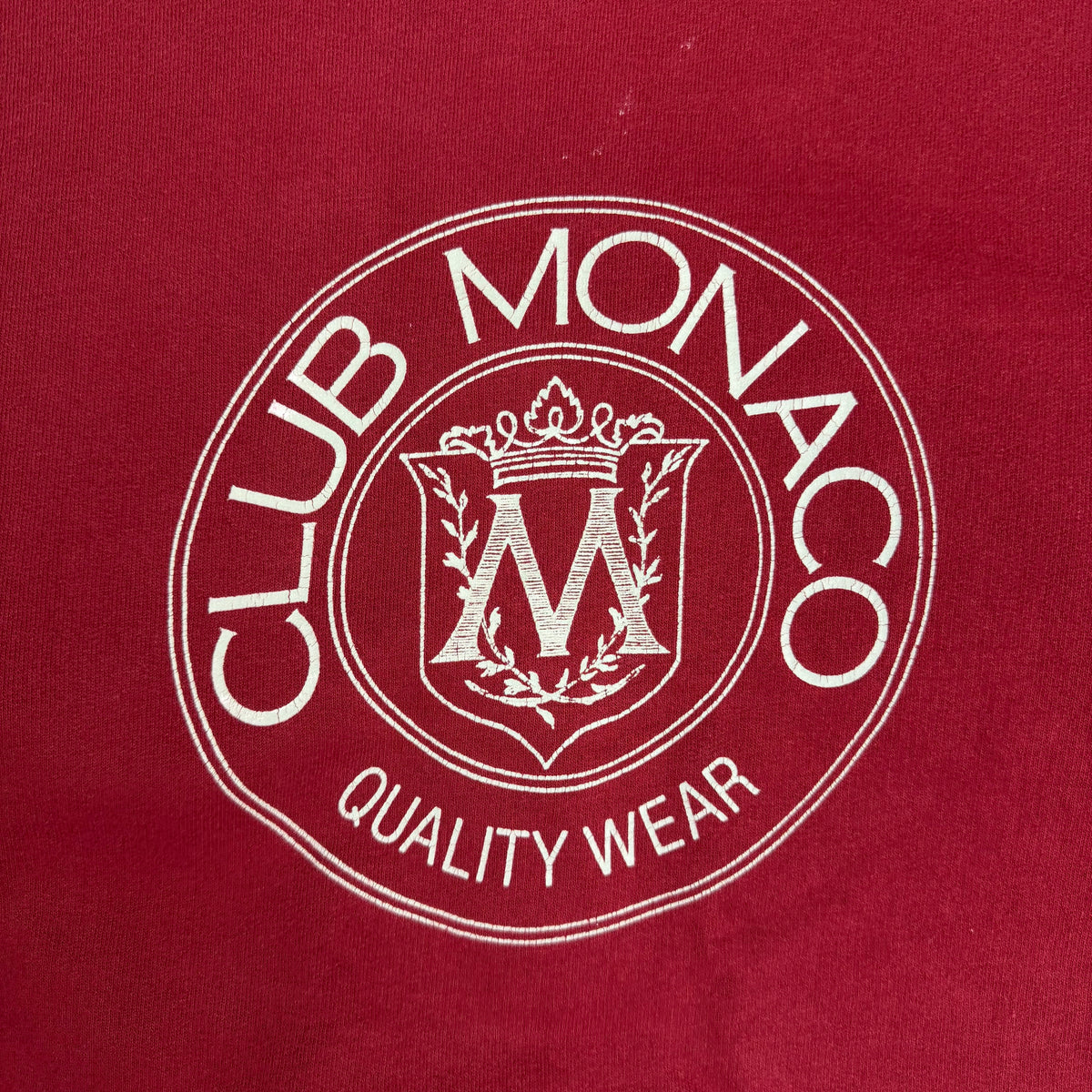 Vintage Club Monaco Crewneck Maroon