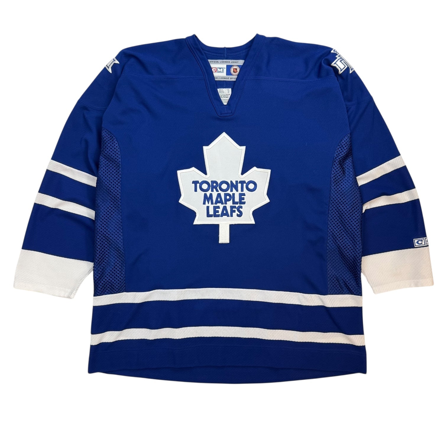 Vintage CCM Toronto Maple Leafs Home Jersey Blue