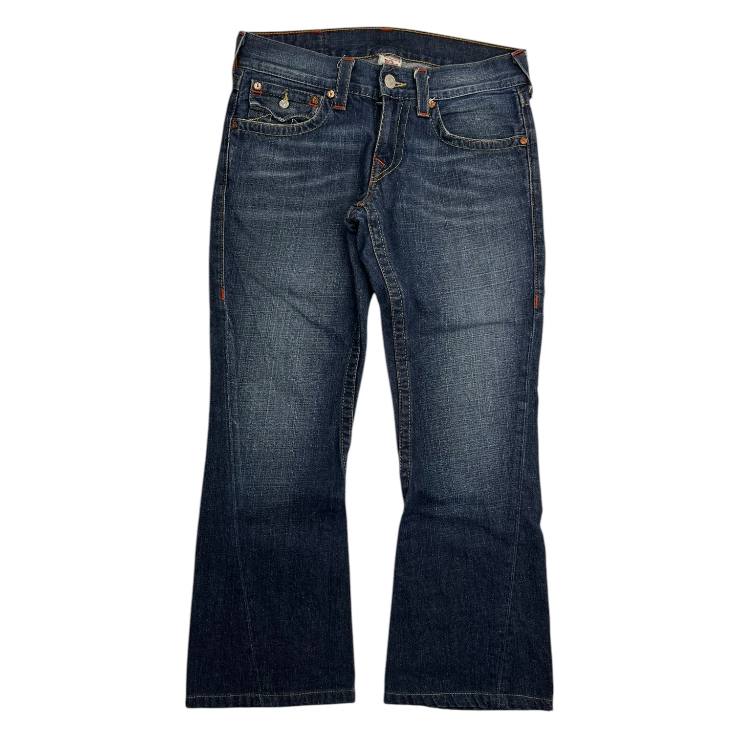 Vintage Y2K True Religion Joey Cut Dark Wash Denim