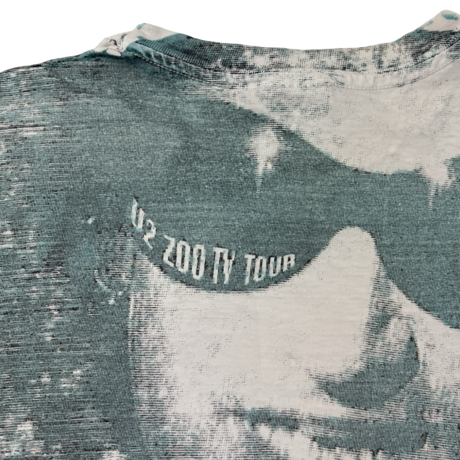 1991 U2 Zooropa TV Tour All Over Print Band T-Shirt