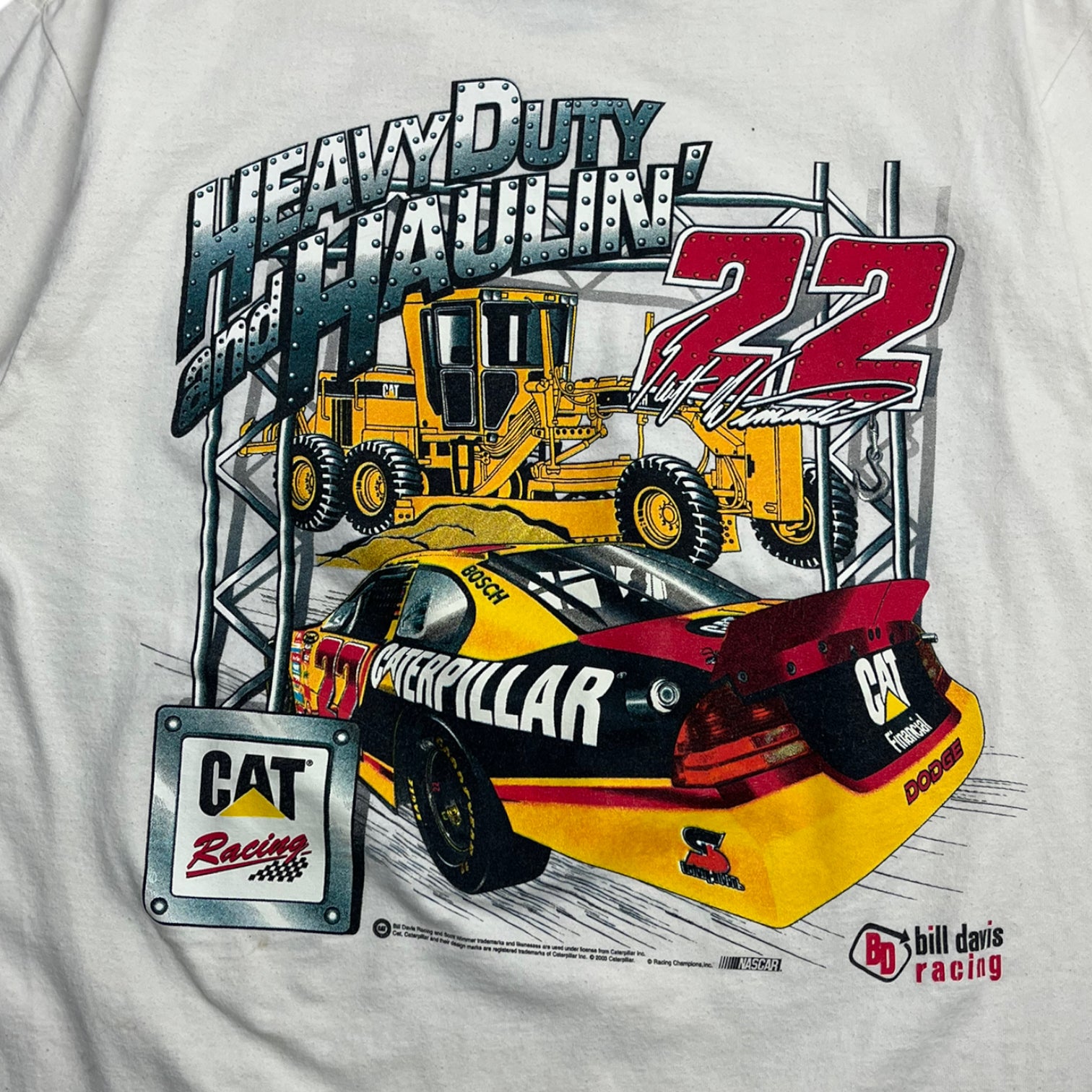 2003 Scott Wimmer Caterpillar Race T-Shirt