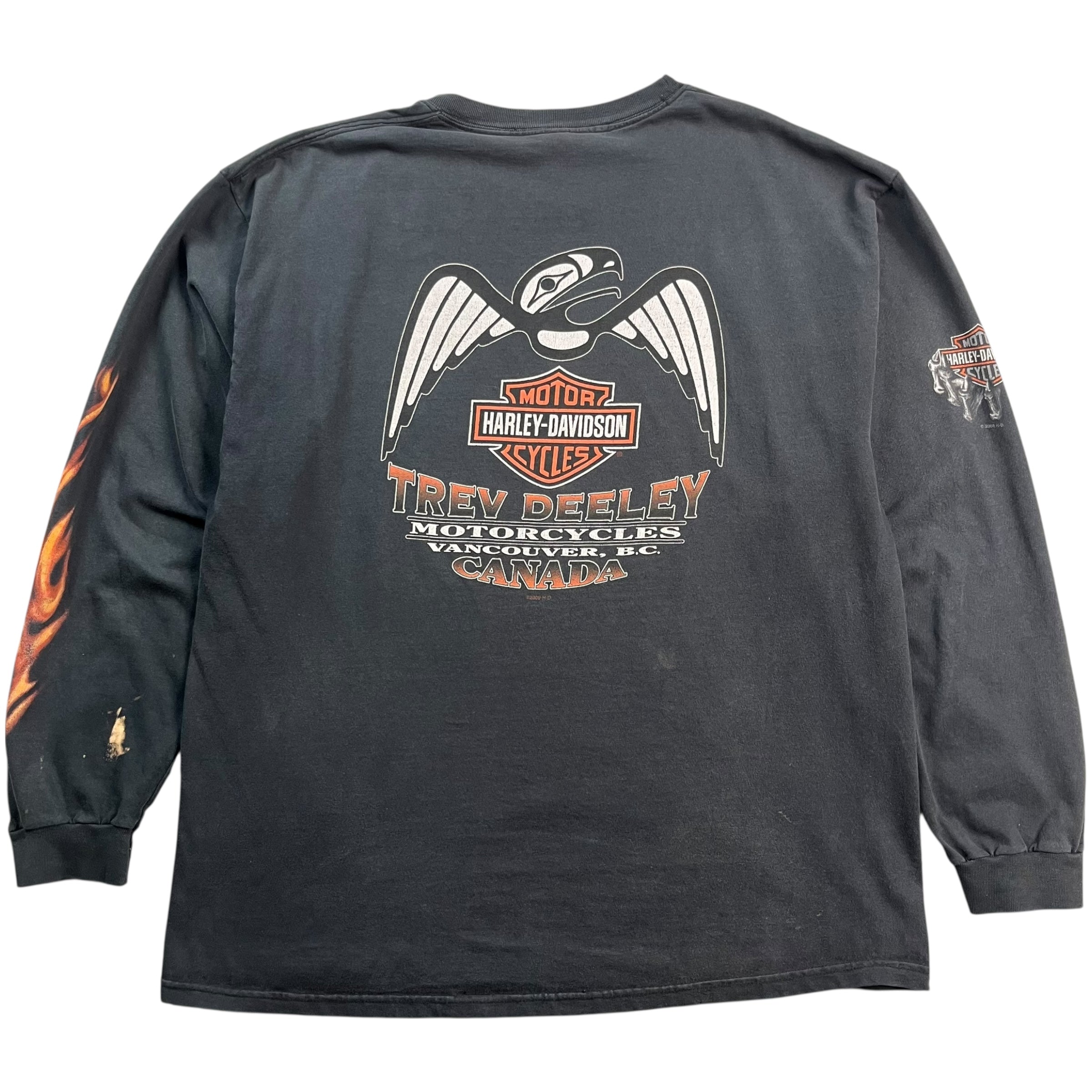 2009 Harley-Davidson Vancouver Long Sleeve Tee Black
