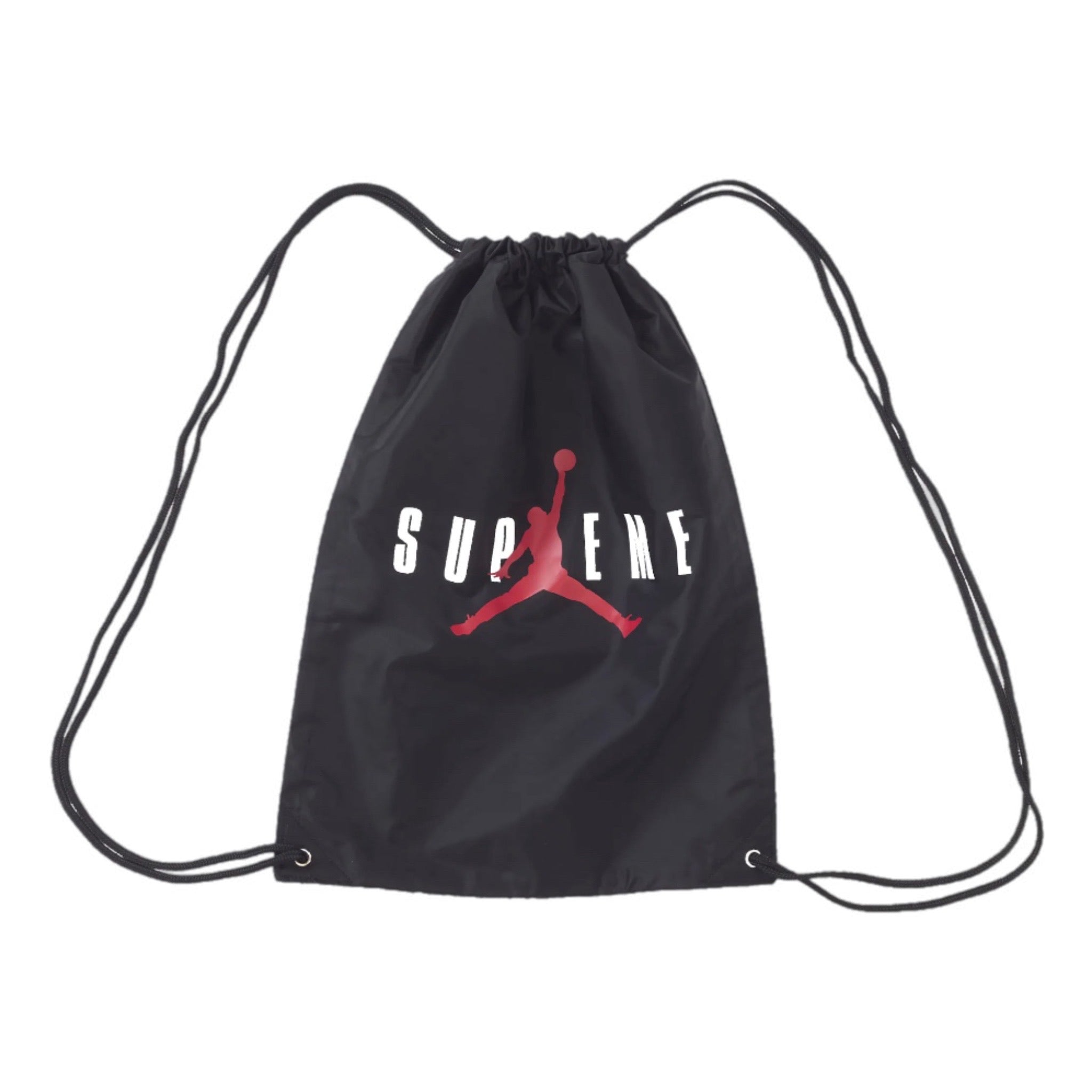 Supreme x Jordan String Bag Black