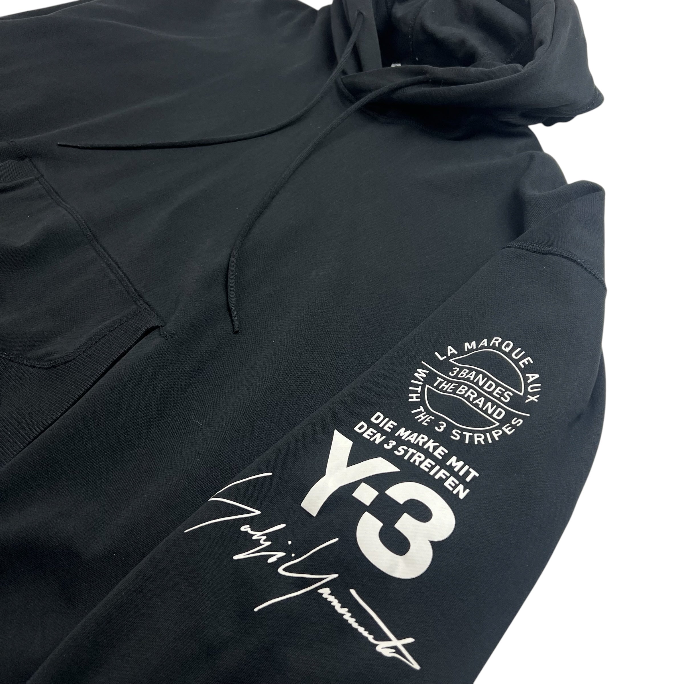 Y3 Big Silhouette Hoodie Black