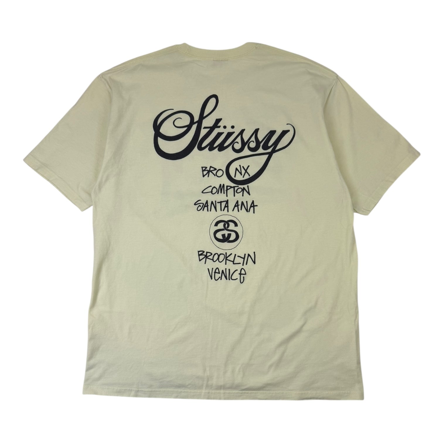 Stussy World Tour T-Shirt Yellow