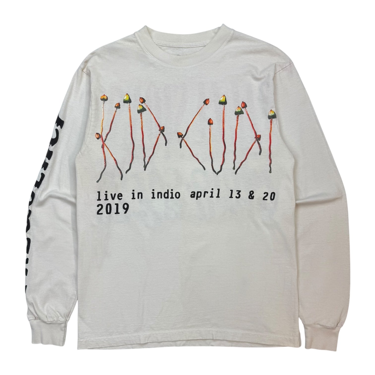 Kid Cudi x CPFM ‘Illusions’ Coachella L/S Tee Natural