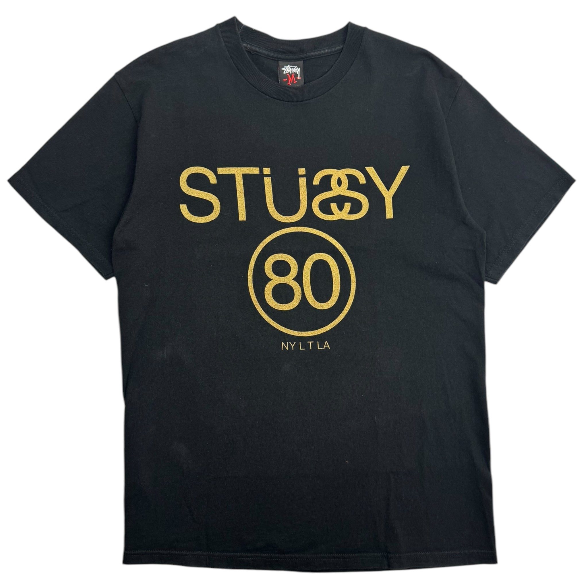 Stussy Double S 80 Tee Black/Gold