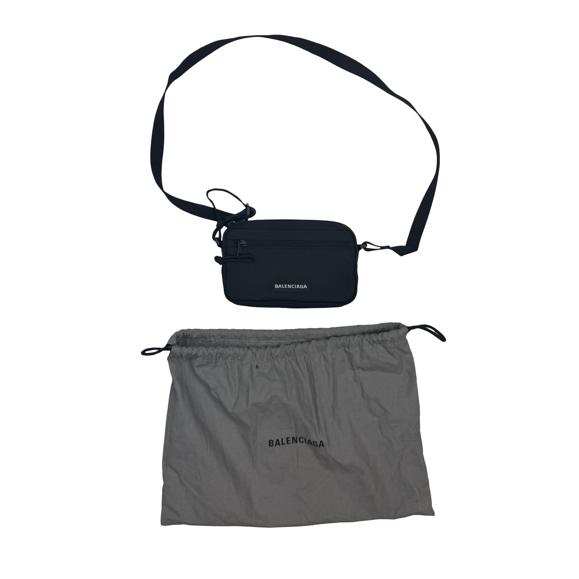 Balenciaga Explorer Toiletry Bag Black