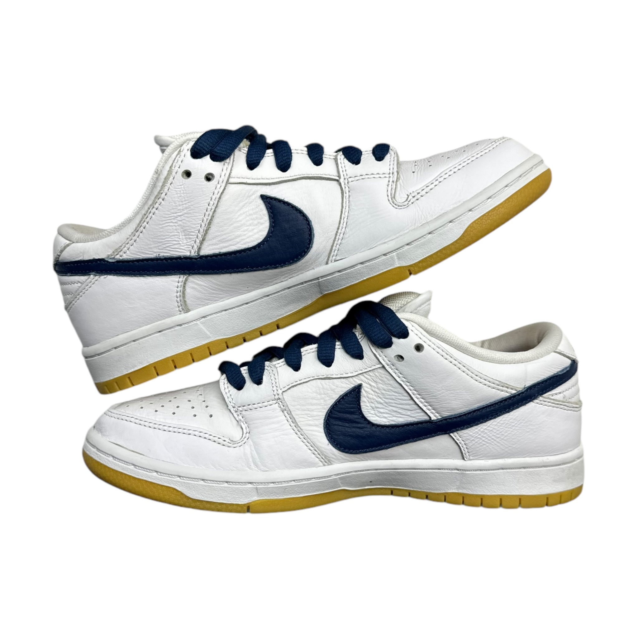 Nike SB Dunk Low Orange Label White Navy (Used)