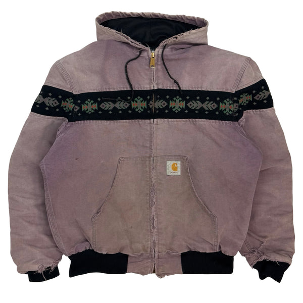 Vintage Carhartt Active Jacket Southwest Aztec Faded Purple