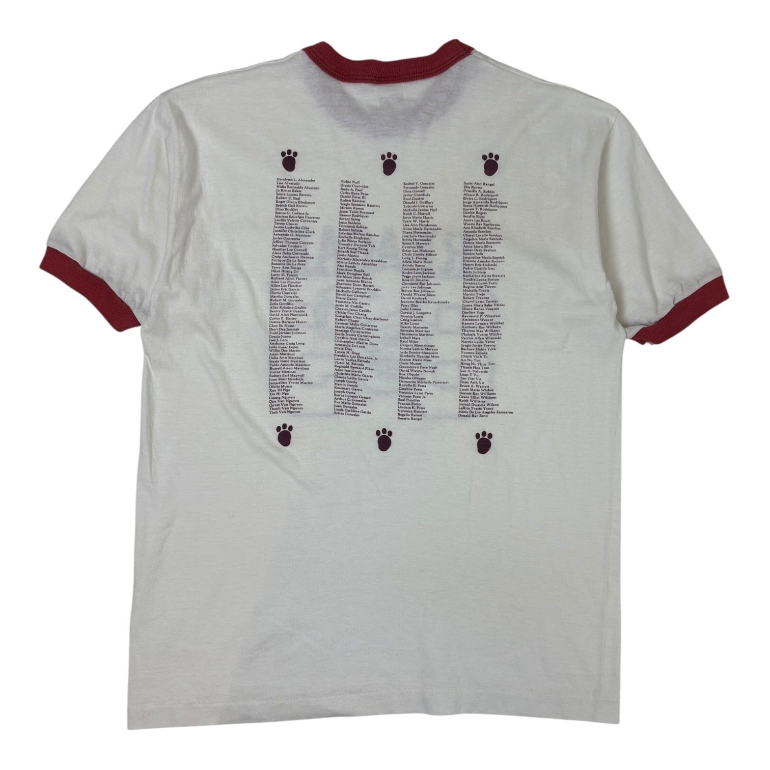Vintage 1985 Ringer “Reagan ‘85” T-Shirt White