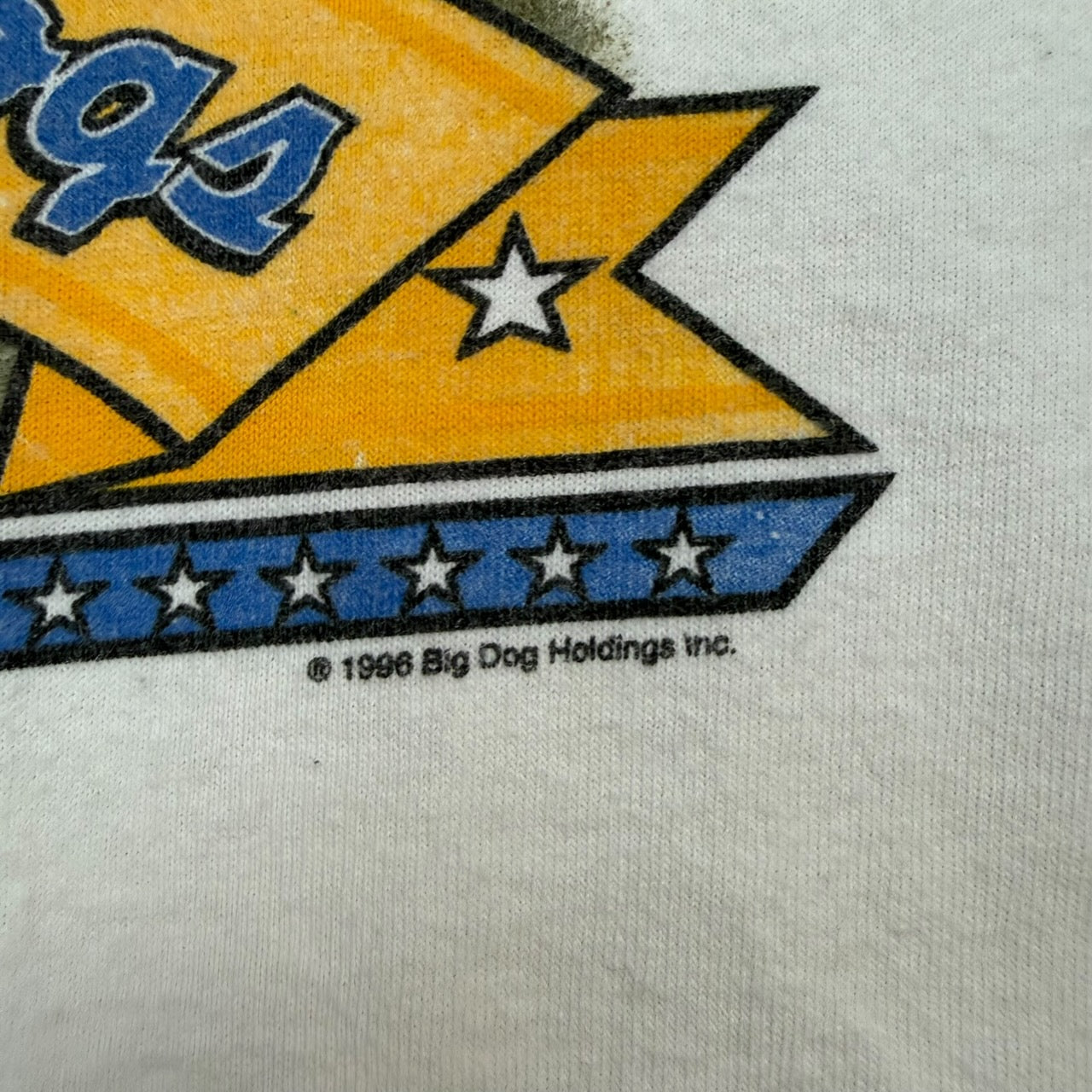 Vintage Big Dogs Fetch This T-Shirt White