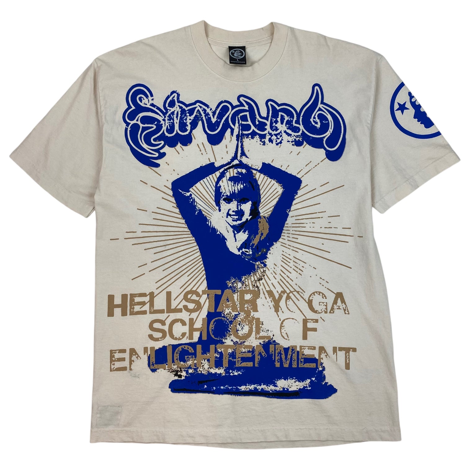 Hellstar Yoga T-Shirt Cream