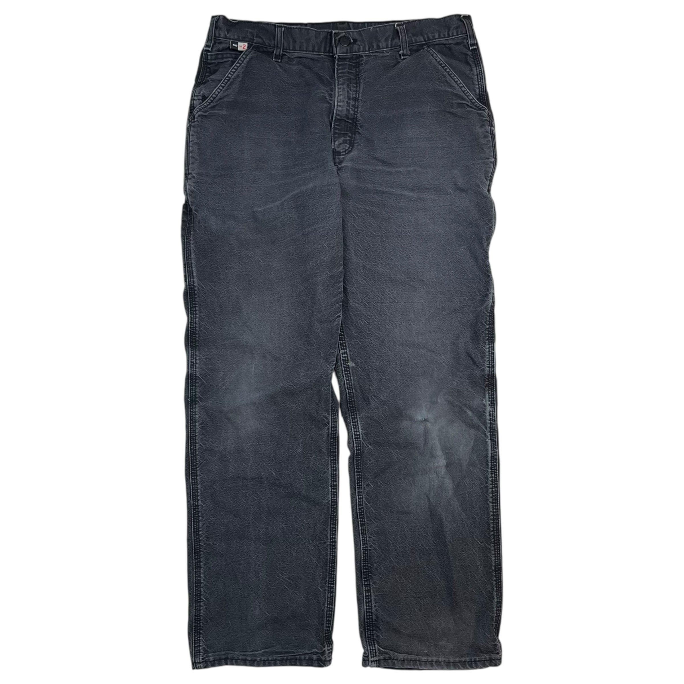 Vintage Carhartt FR Dungaree Pants Faded Black