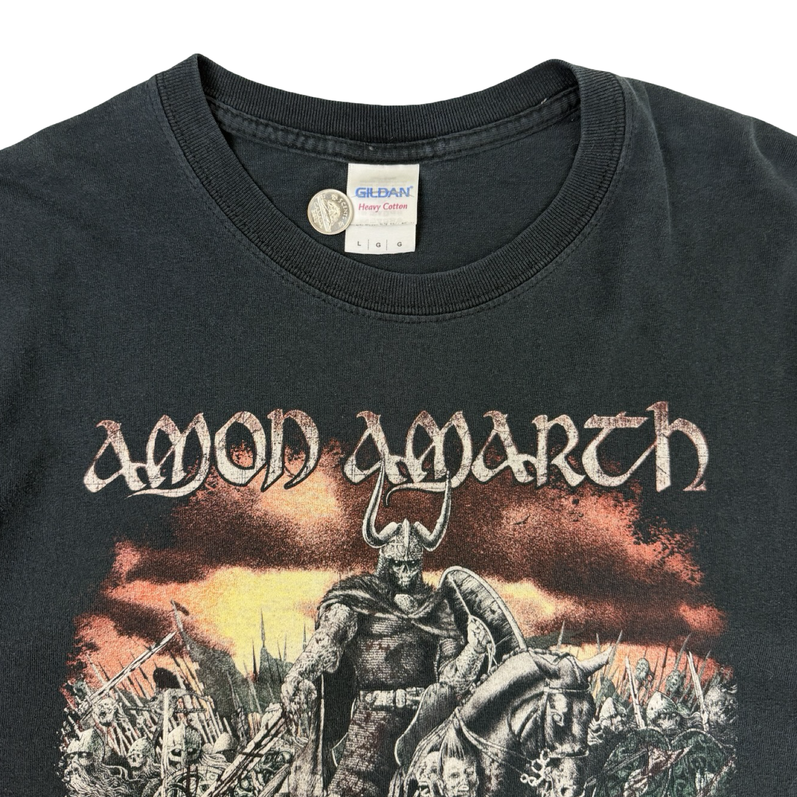 Vintage Amon Amarth Deceiver of the Gods Tour T-Shirt Black