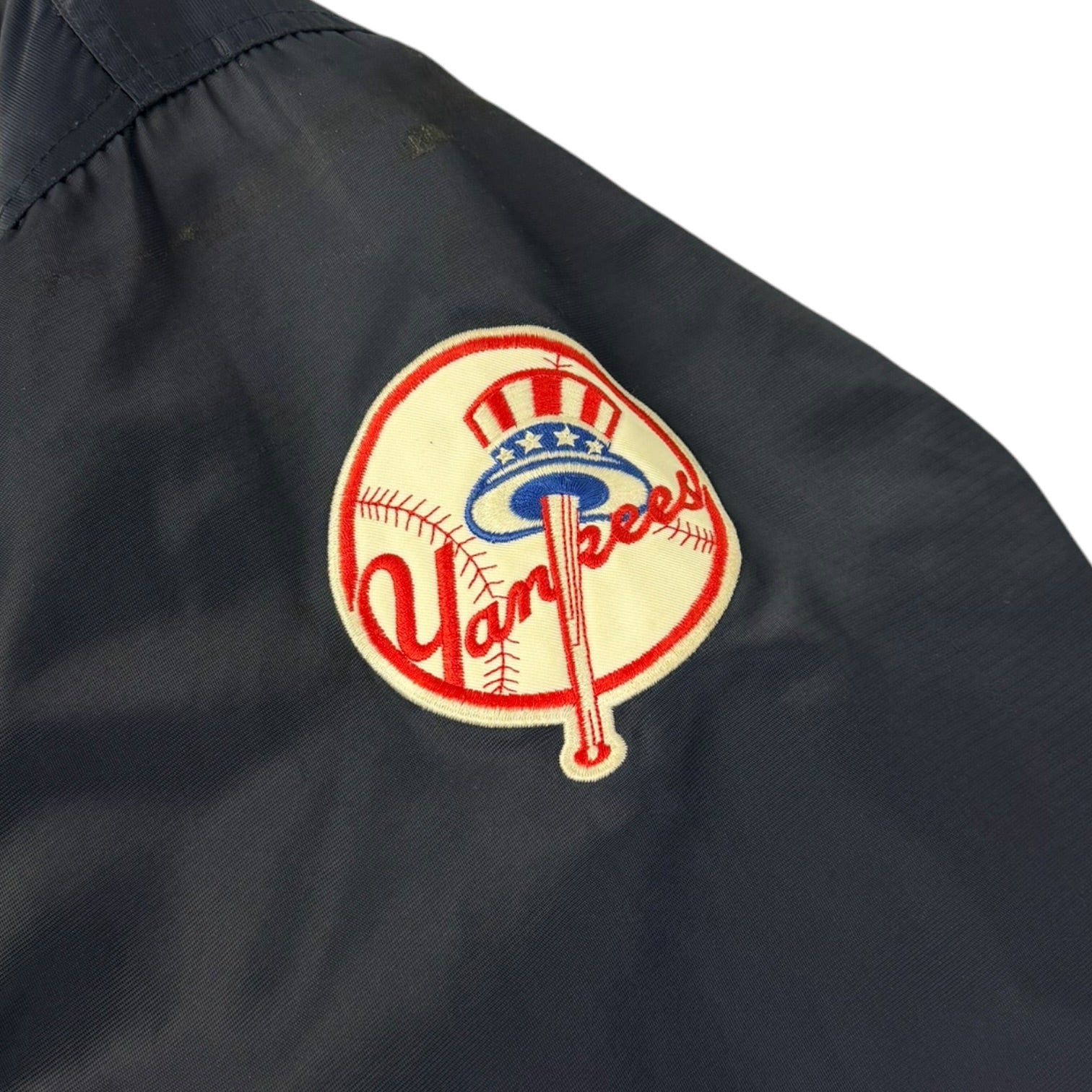 Vintage New York Yankees Majestic Satin Jacket Navy