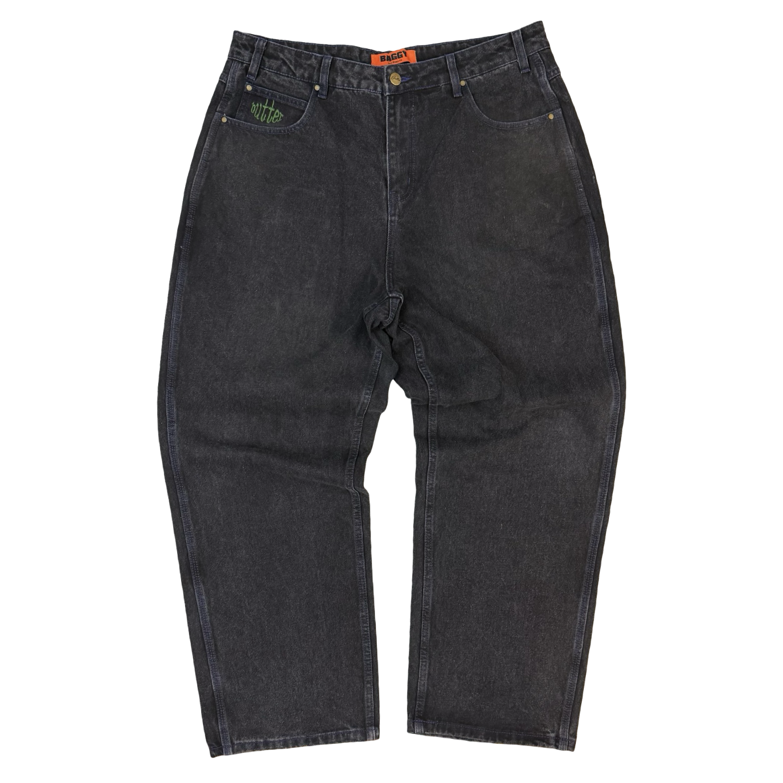 Butter Baggy Very Baggy Fit Denim Pants Black