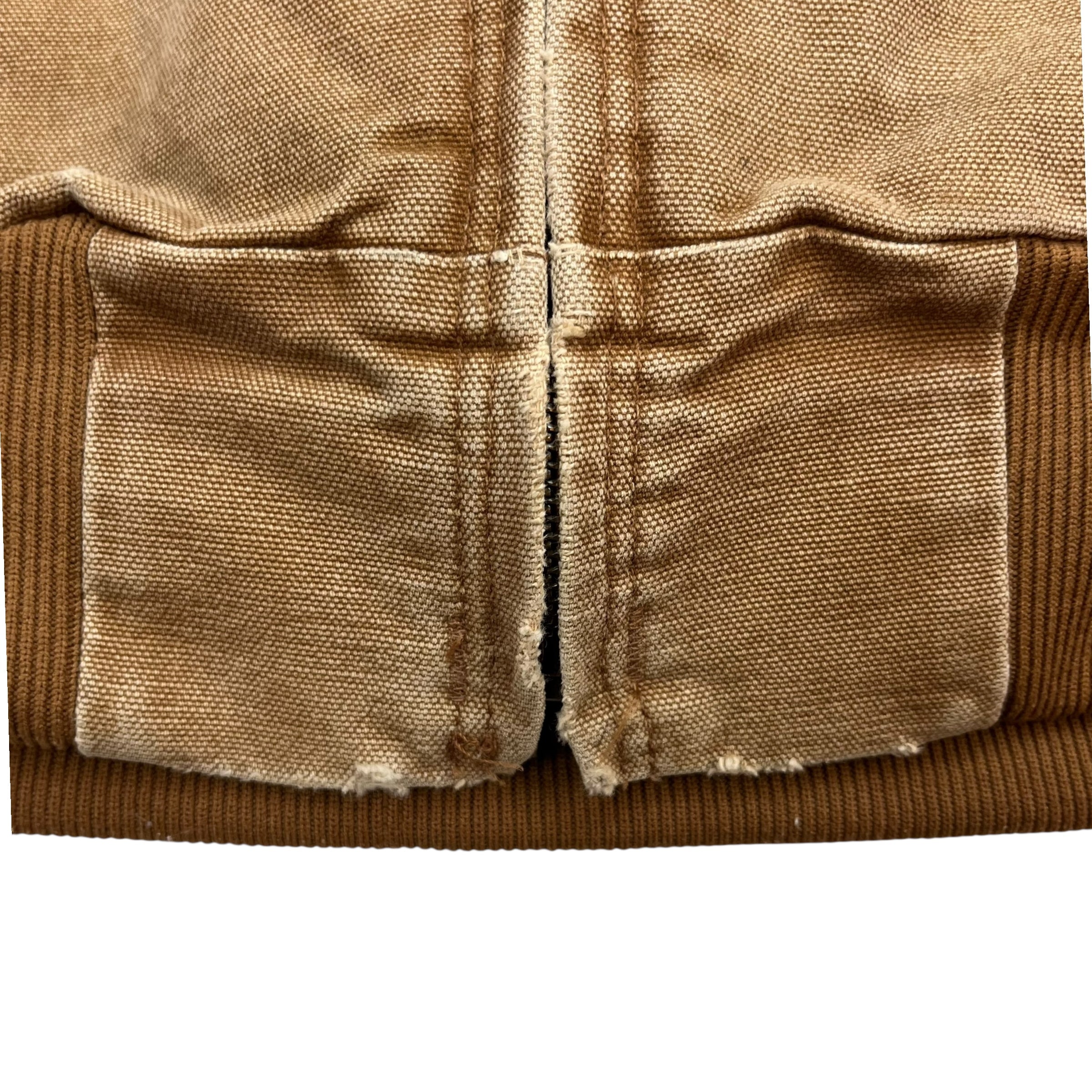 Vintage Carhartt Active Hooded Jacket Tan Brown