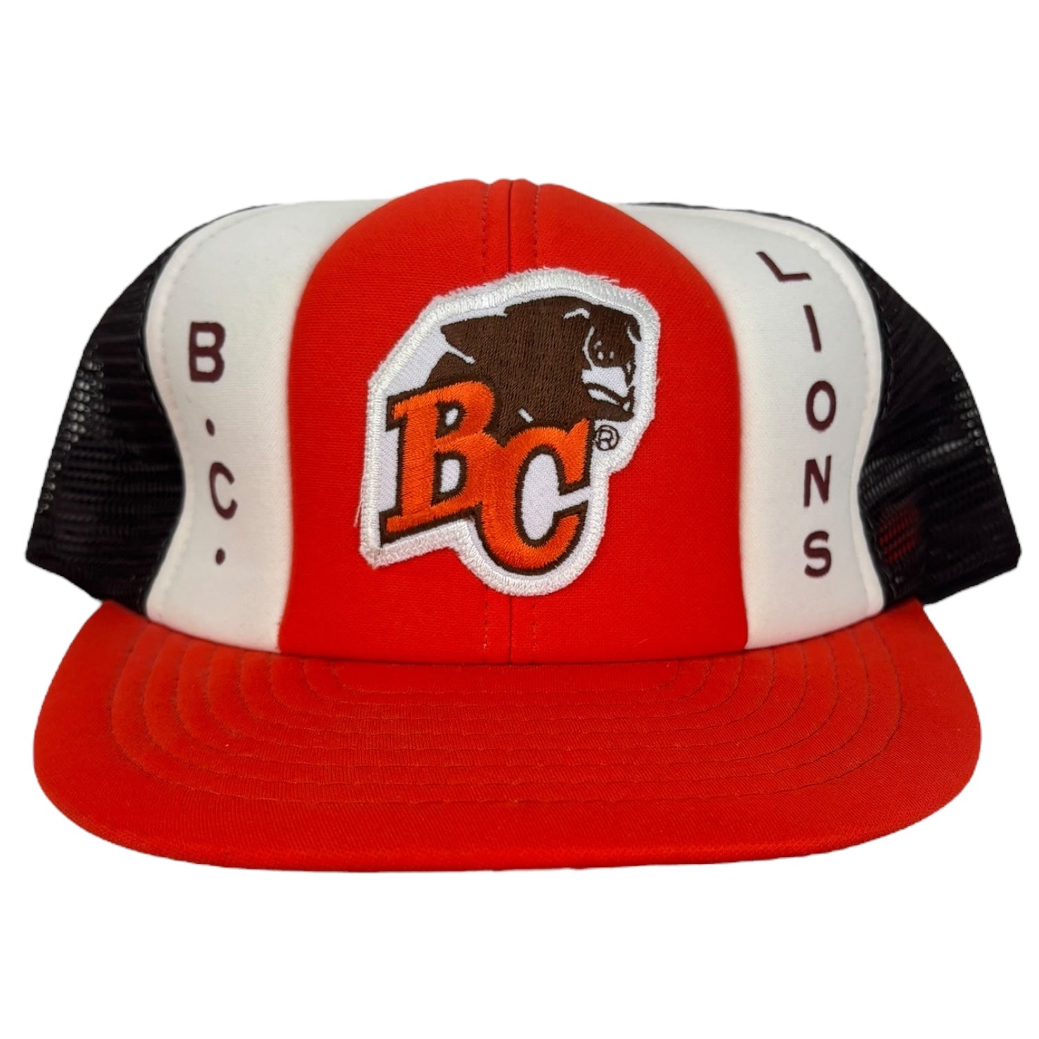 Vintage BC Lions Trucker Hat Orange/Black