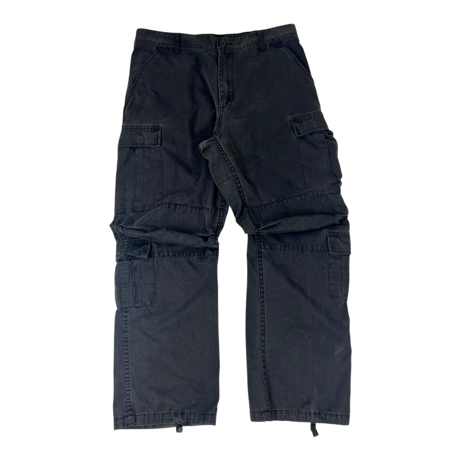 Vintage Military Pants Black