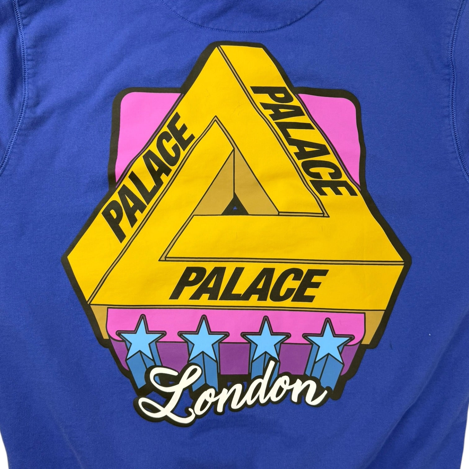 Palace Tri-Ferg Logo Pullover Hoodie Blue