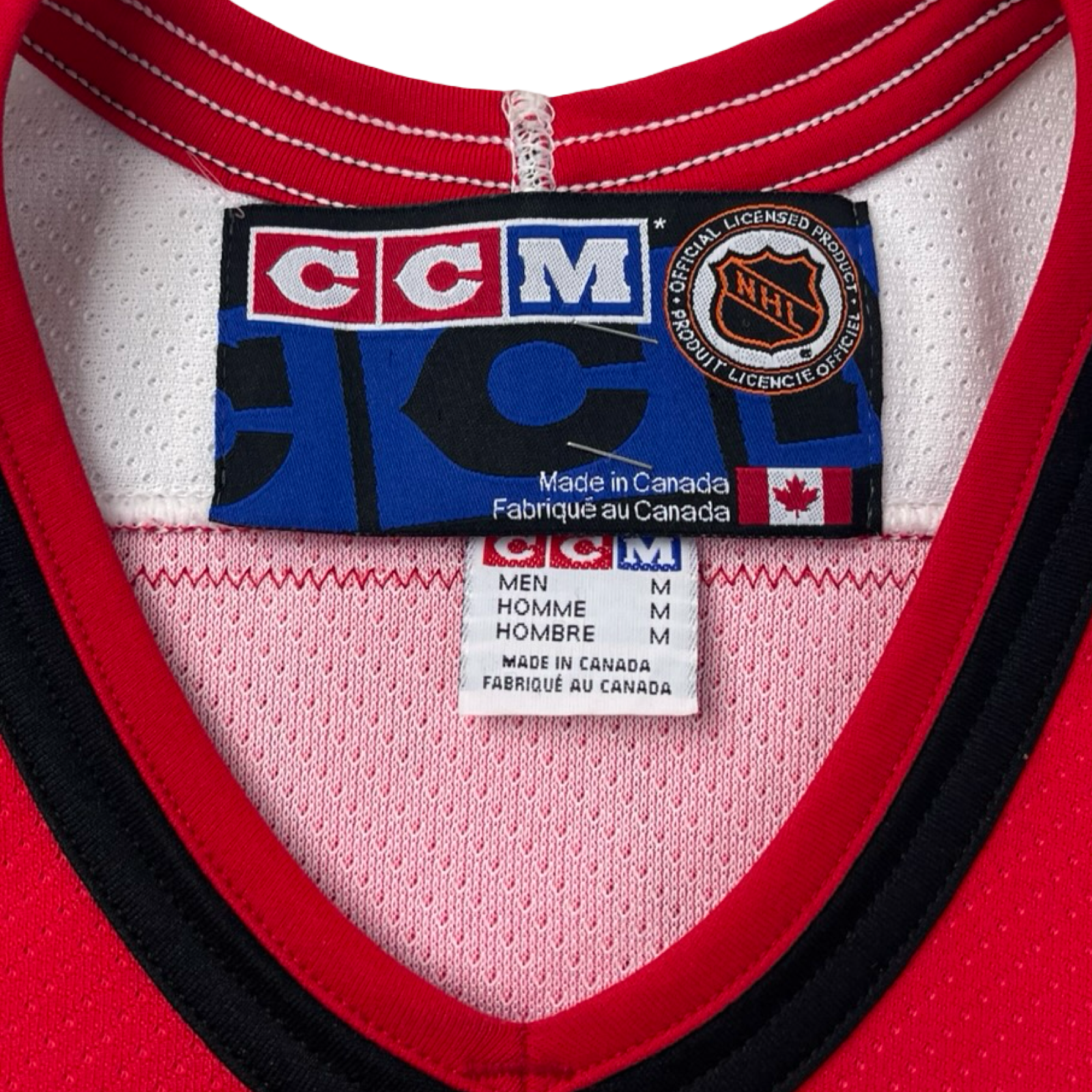 Vintage CCM Calgary Flames Jarome Iginla NHL Home Jersey