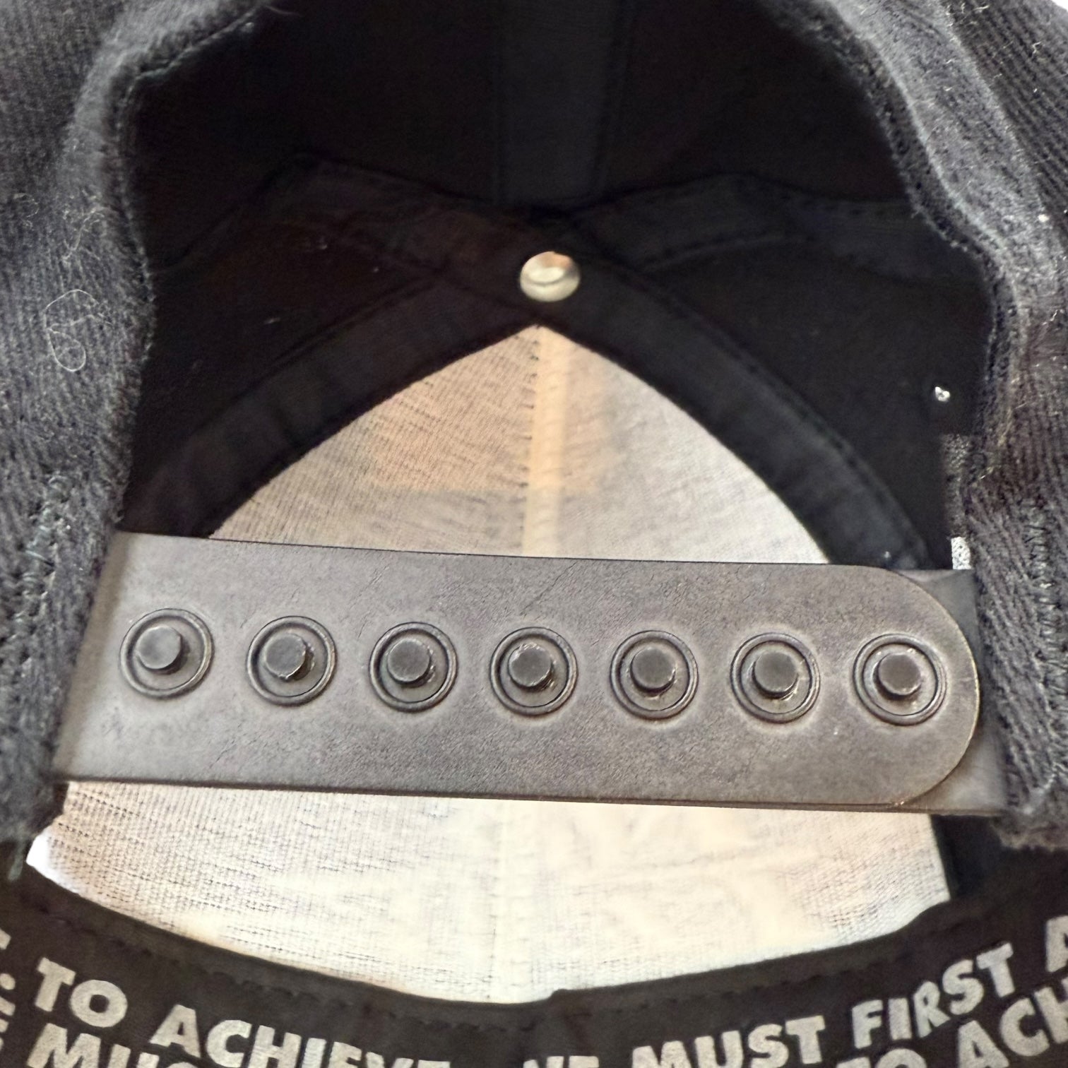 Vintage No Fear Hat Black