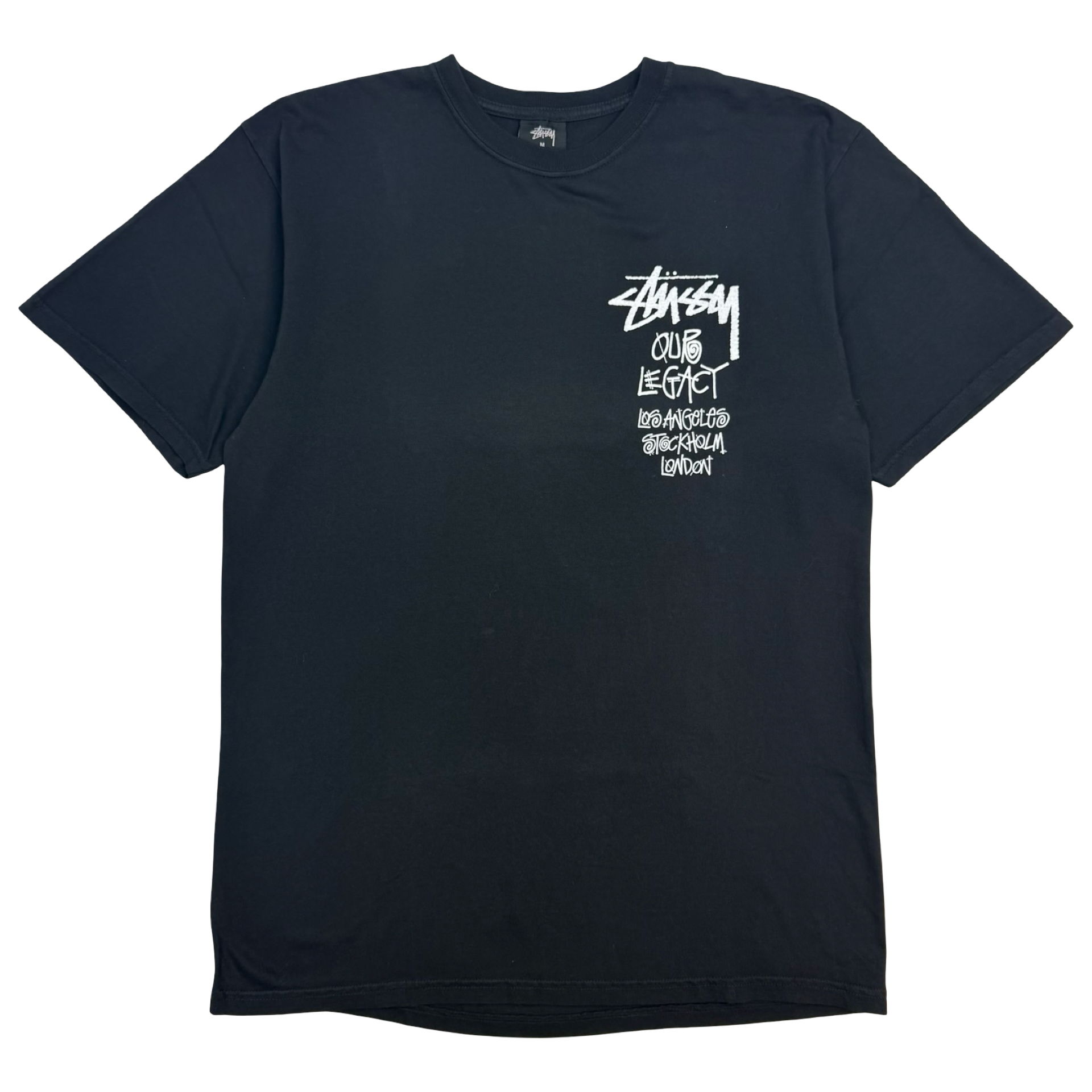 Stussy x Our Legacy Work Shop Surfman Tee Black