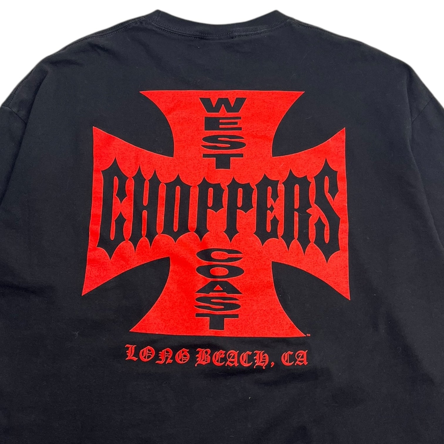 Vintage Y2K West Coast Choppers Classic Cross Long Sleeve T-Shirt