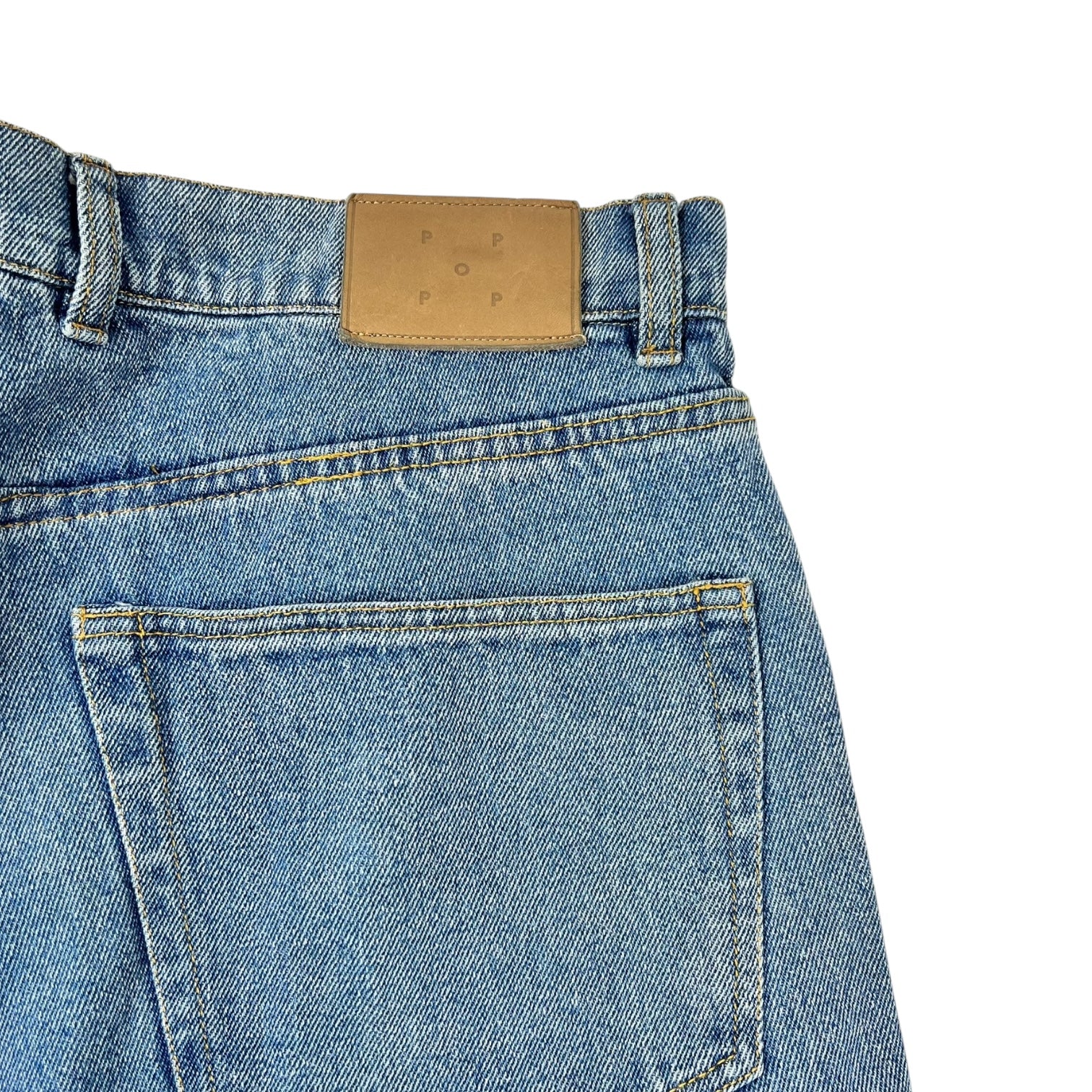Pop Trading Company DRS Denim Pants Classic Stonewashed